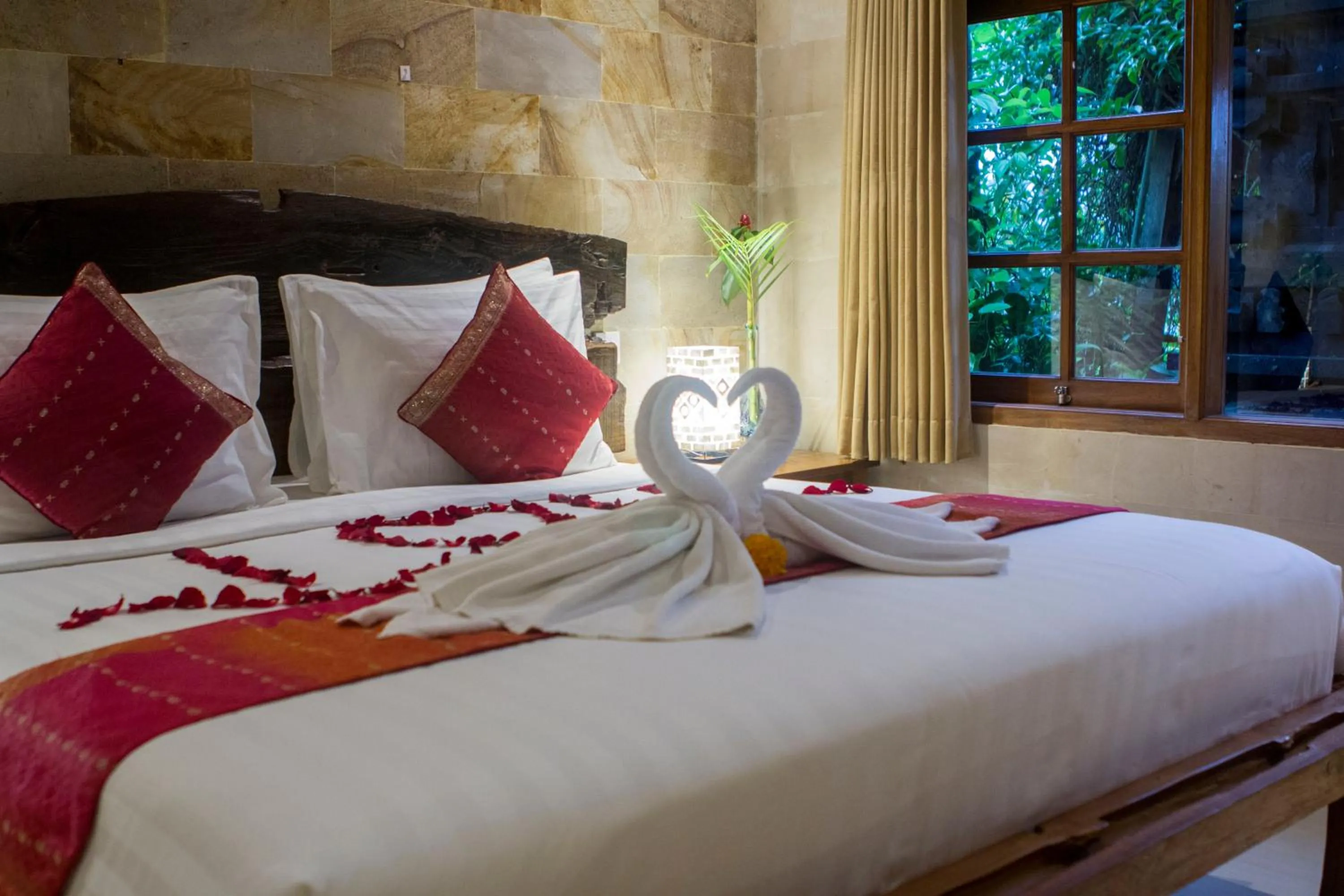 Bed in Pondok Prapen Guest House