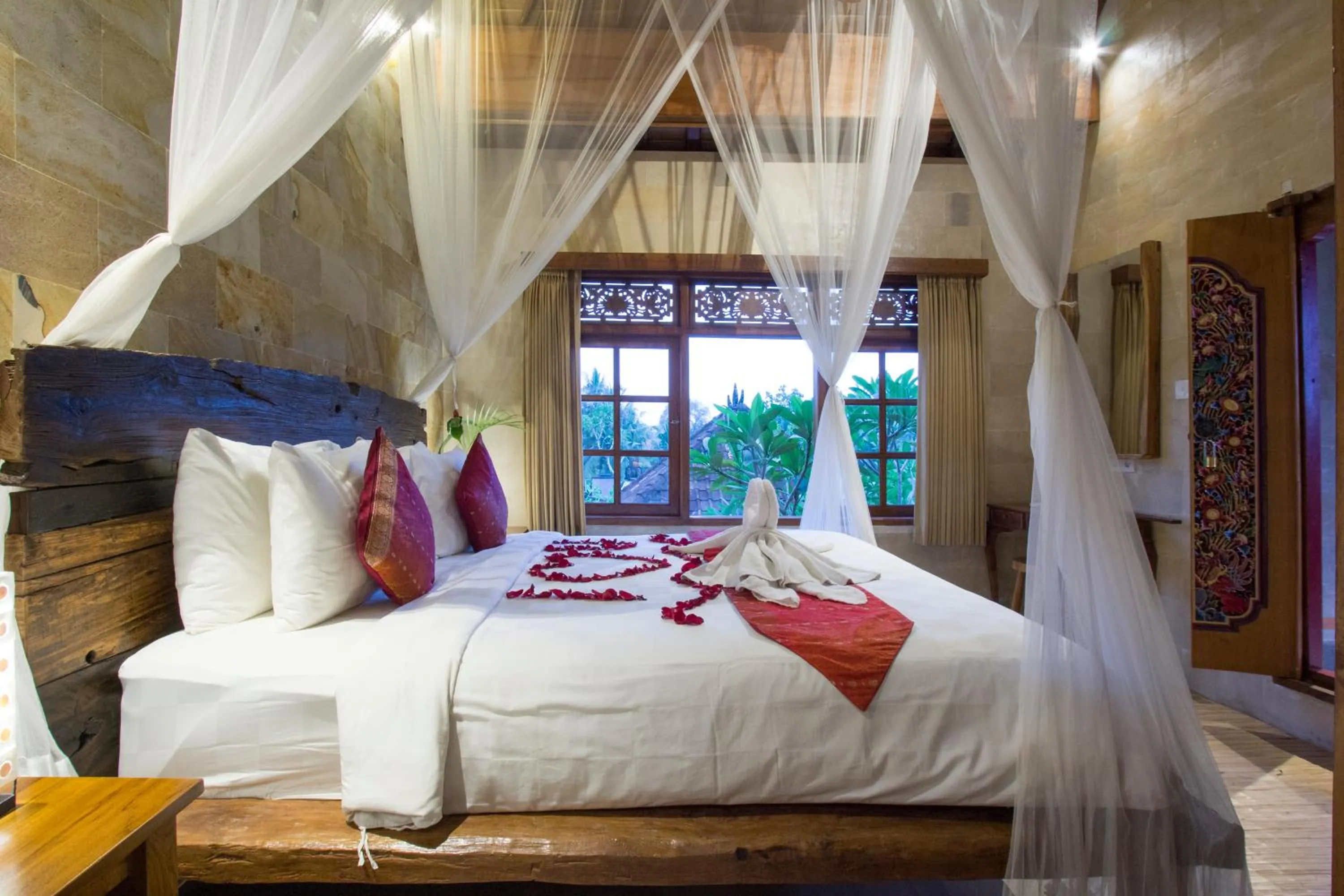 Bed in Pondok Prapen Guest House
