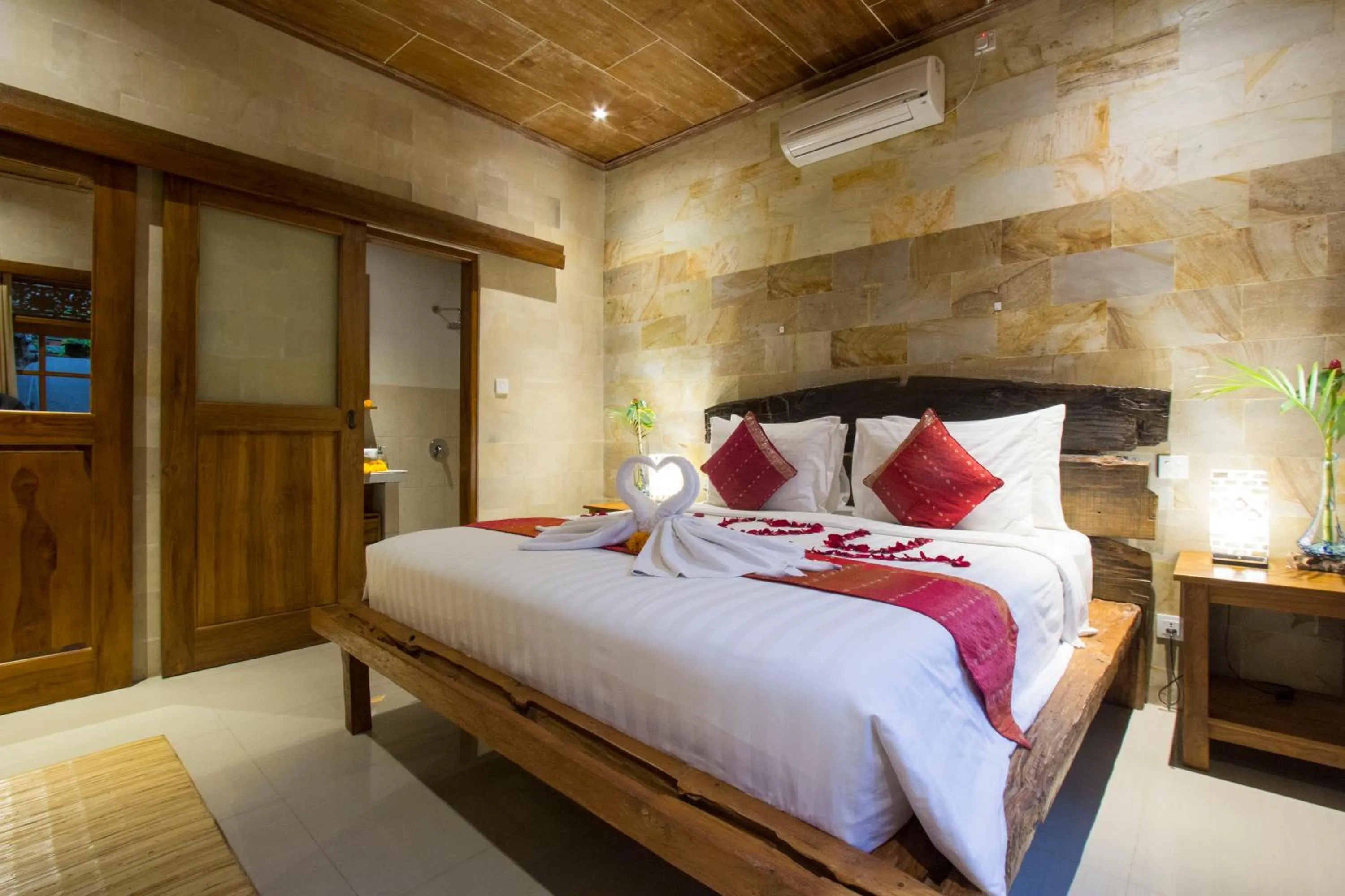 Bed in Pondok Prapen Guest House