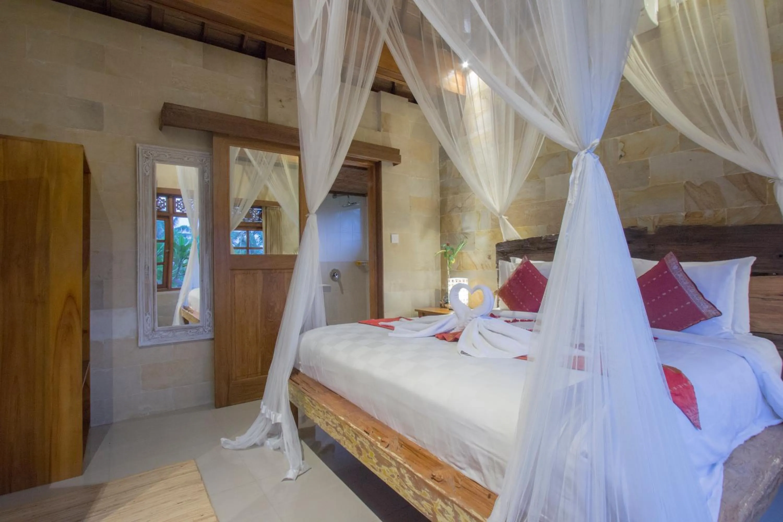 Bed in Pondok Prapen Guest House