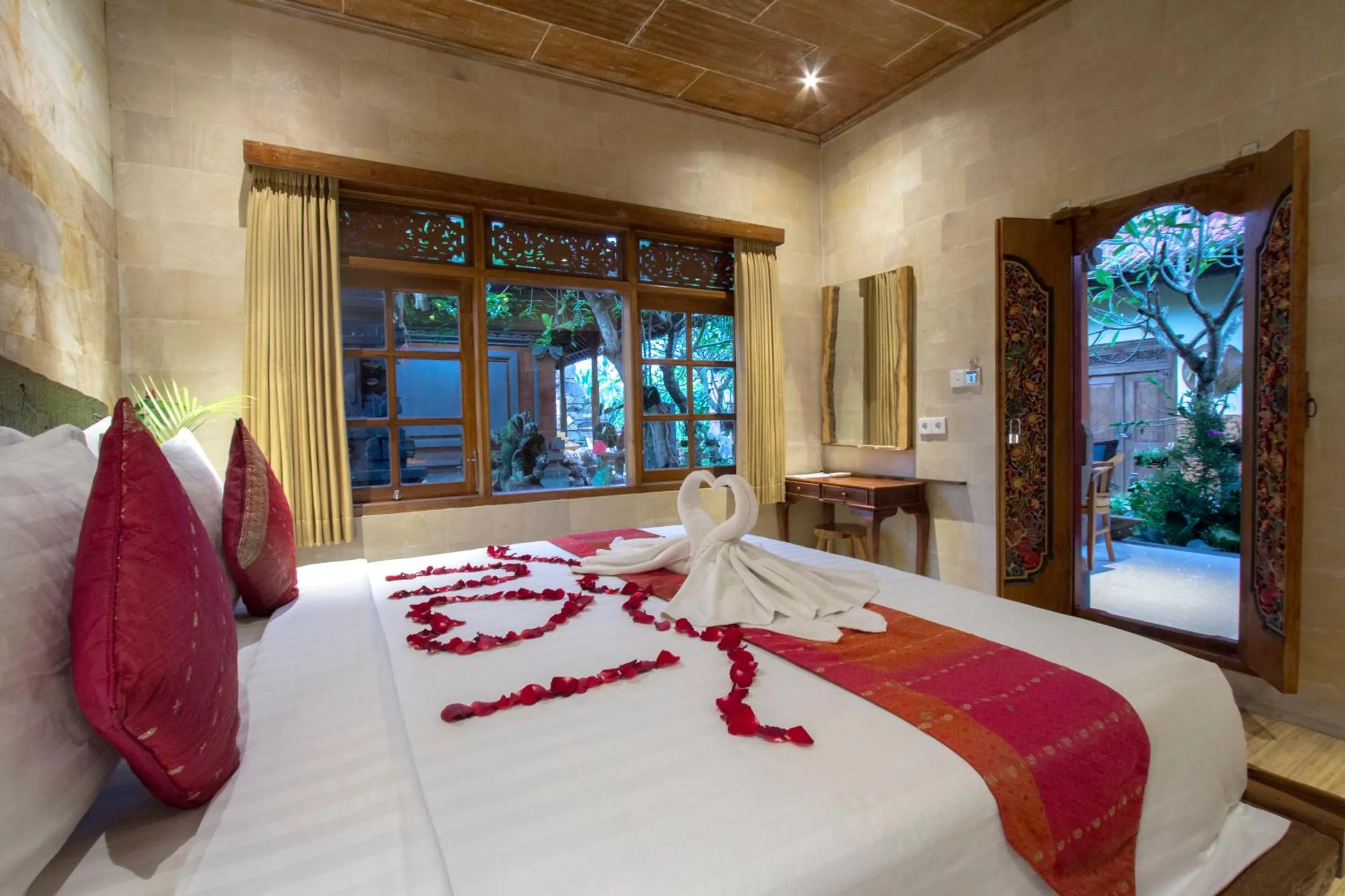 Bed in Pondok Prapen Guest House