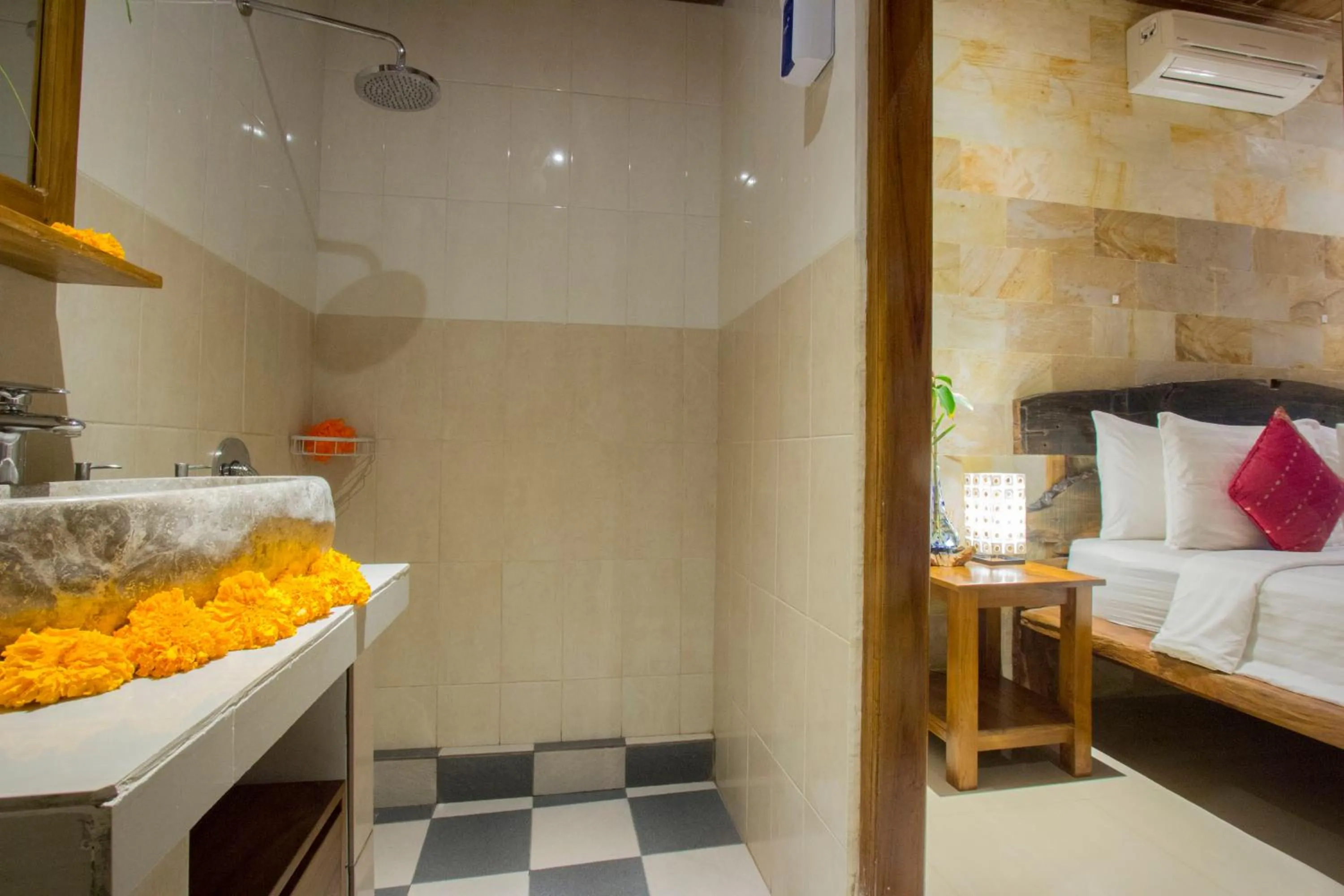 Bed in Pondok Prapen Guest House