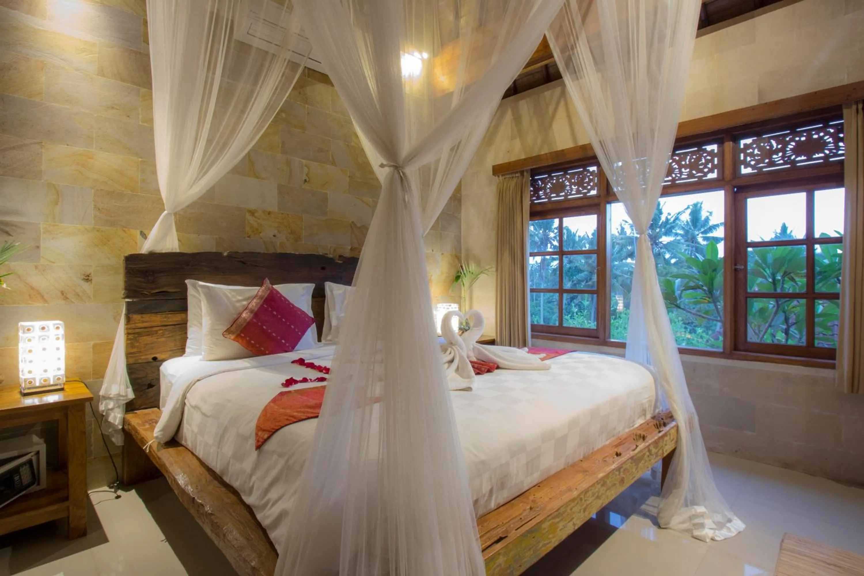 Bed in Pondok Prapen Guest House
