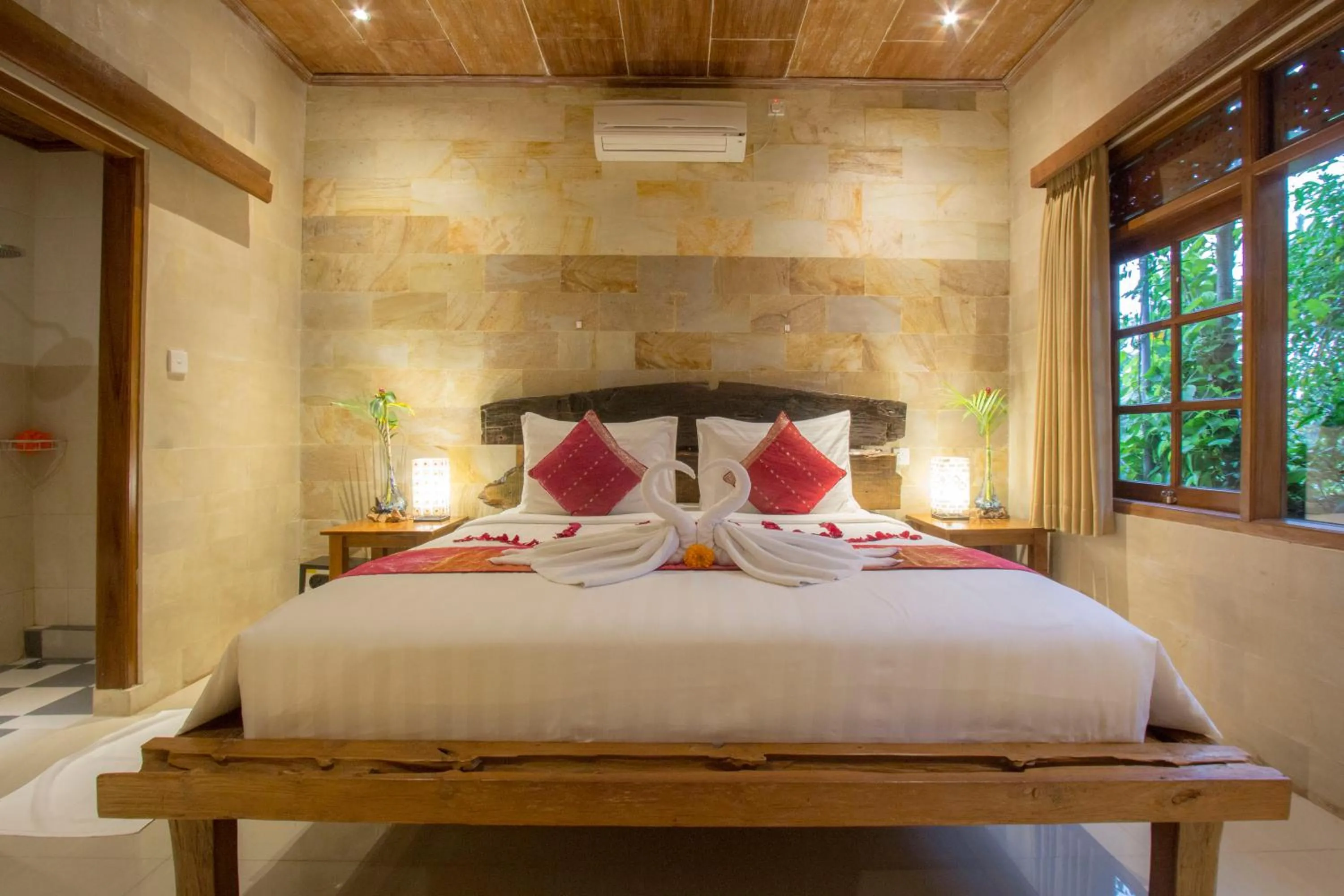 Bed in Pondok Prapen Guest House