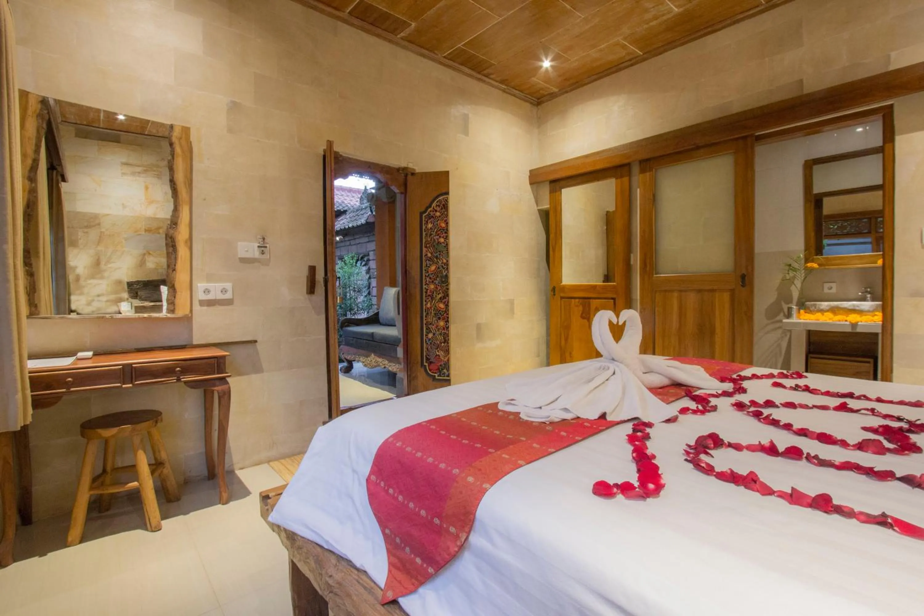 Bed in Pondok Prapen Guest House