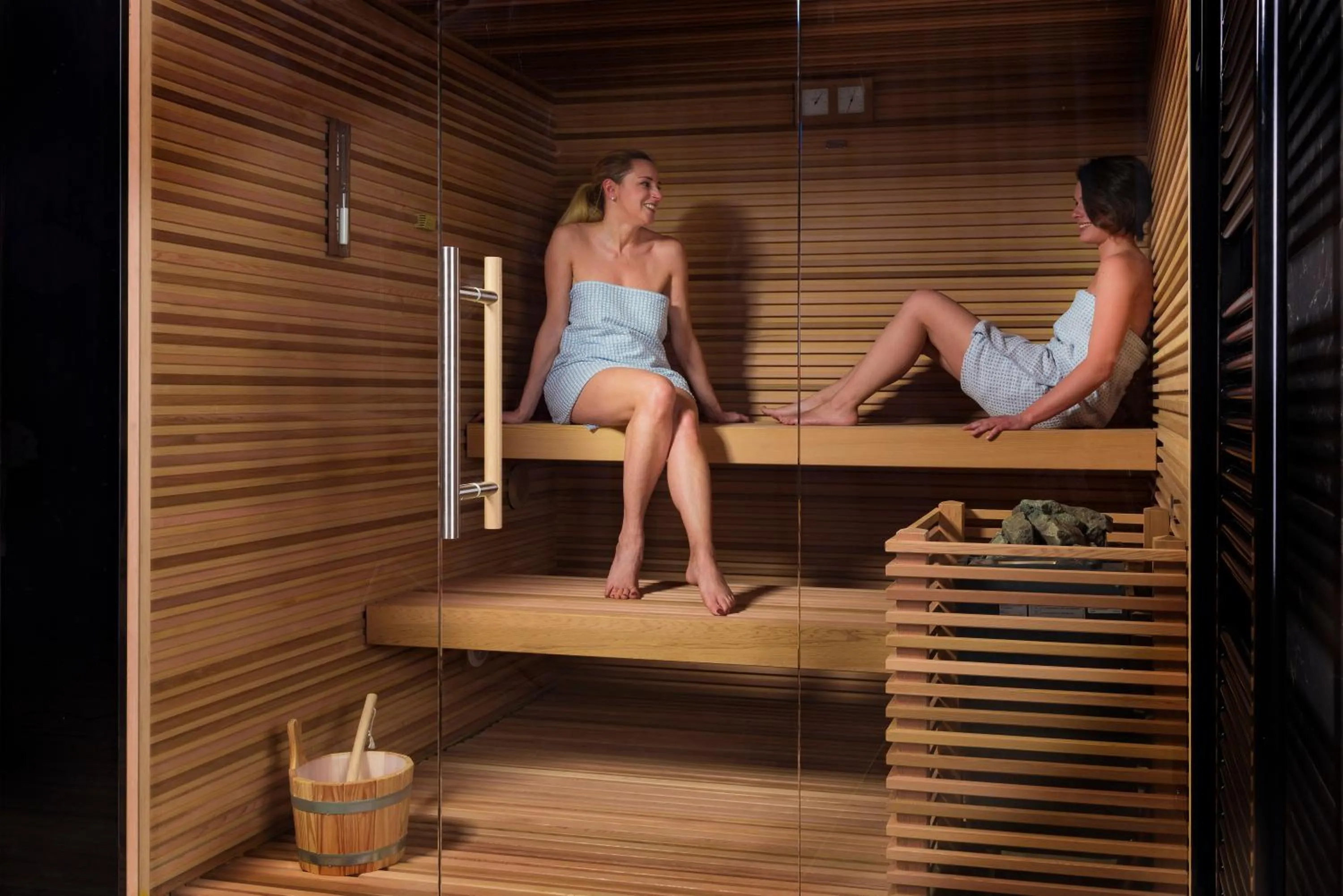 Sauna in Villaverde Hotel Spa&Golf Udine