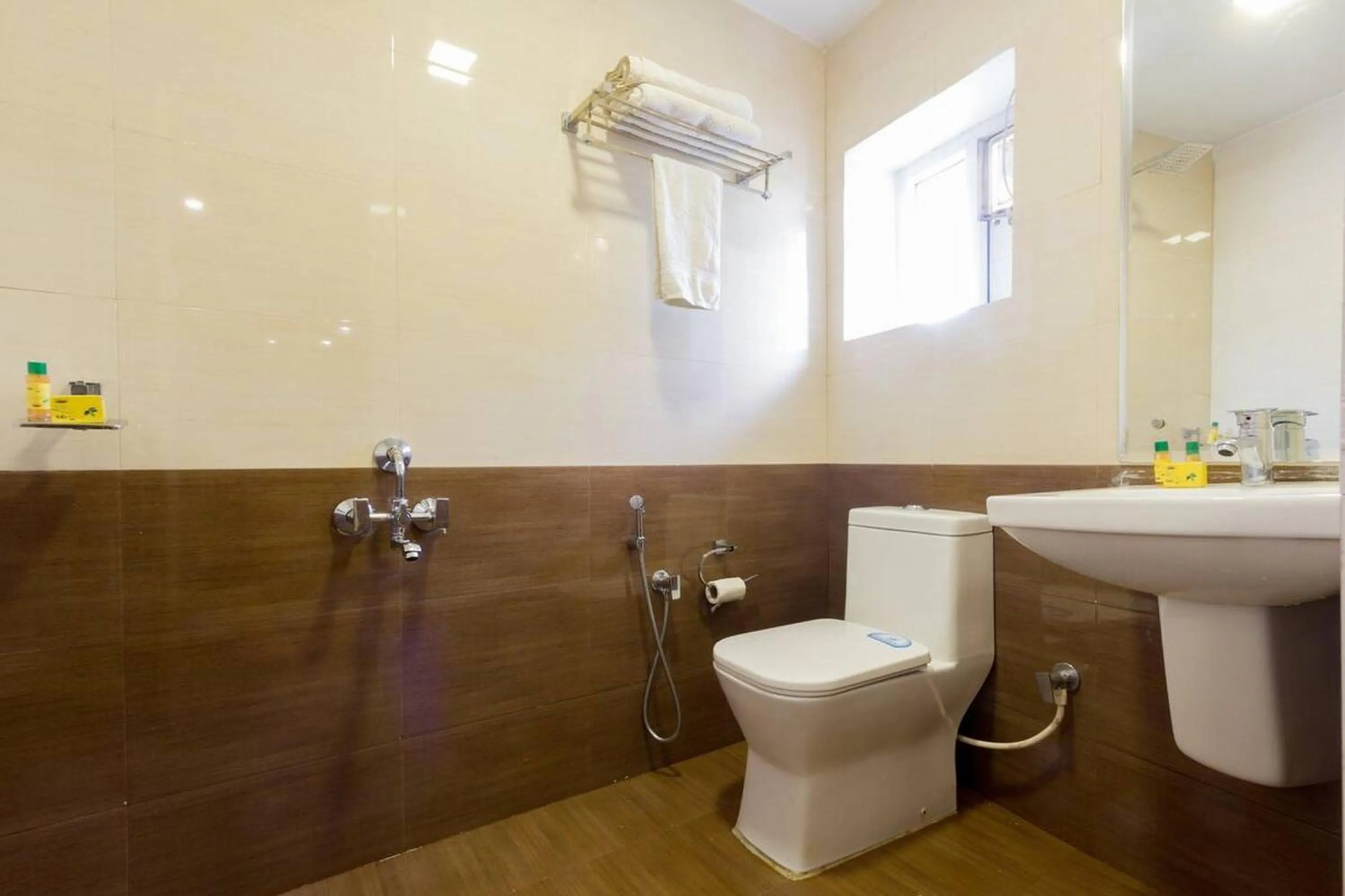 Toilet in FabHotel Sholas Residency I - Nr Government Rose Garden