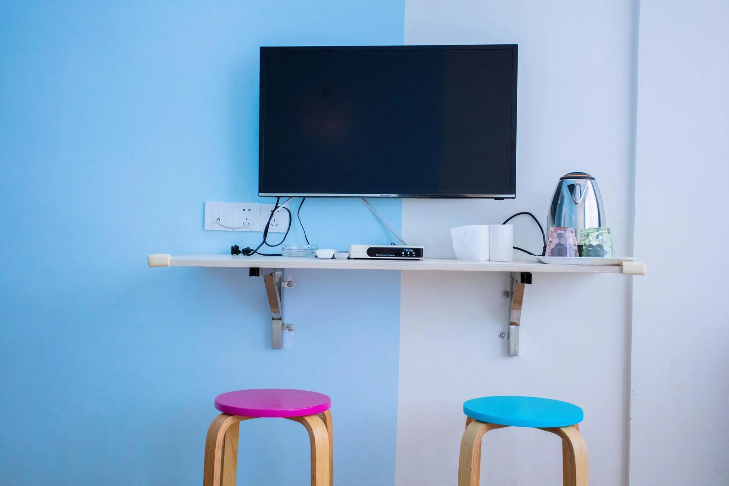 TV and multimedia in Murphy Youth Hostel Guilin桂林北站莫非青年旅舍