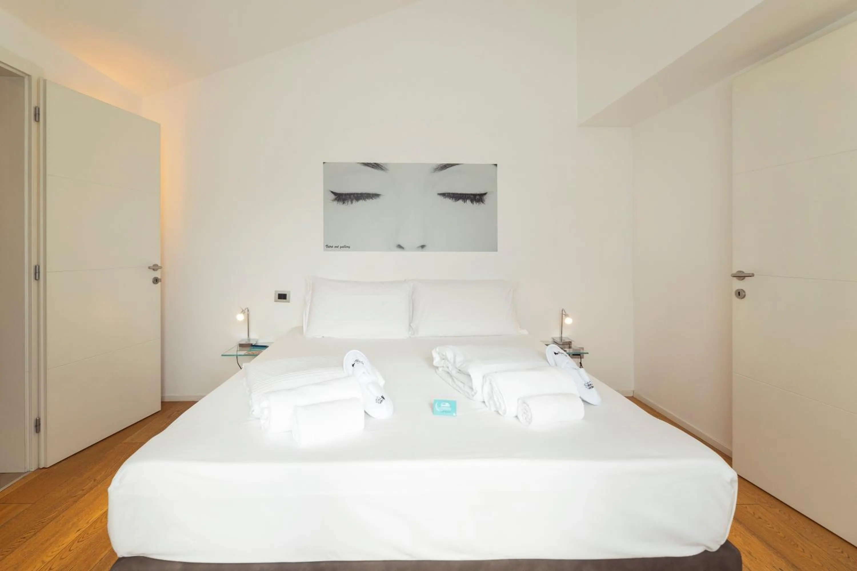 Bedroom, Bed in HEART OF TRENTO Loft & Rooms