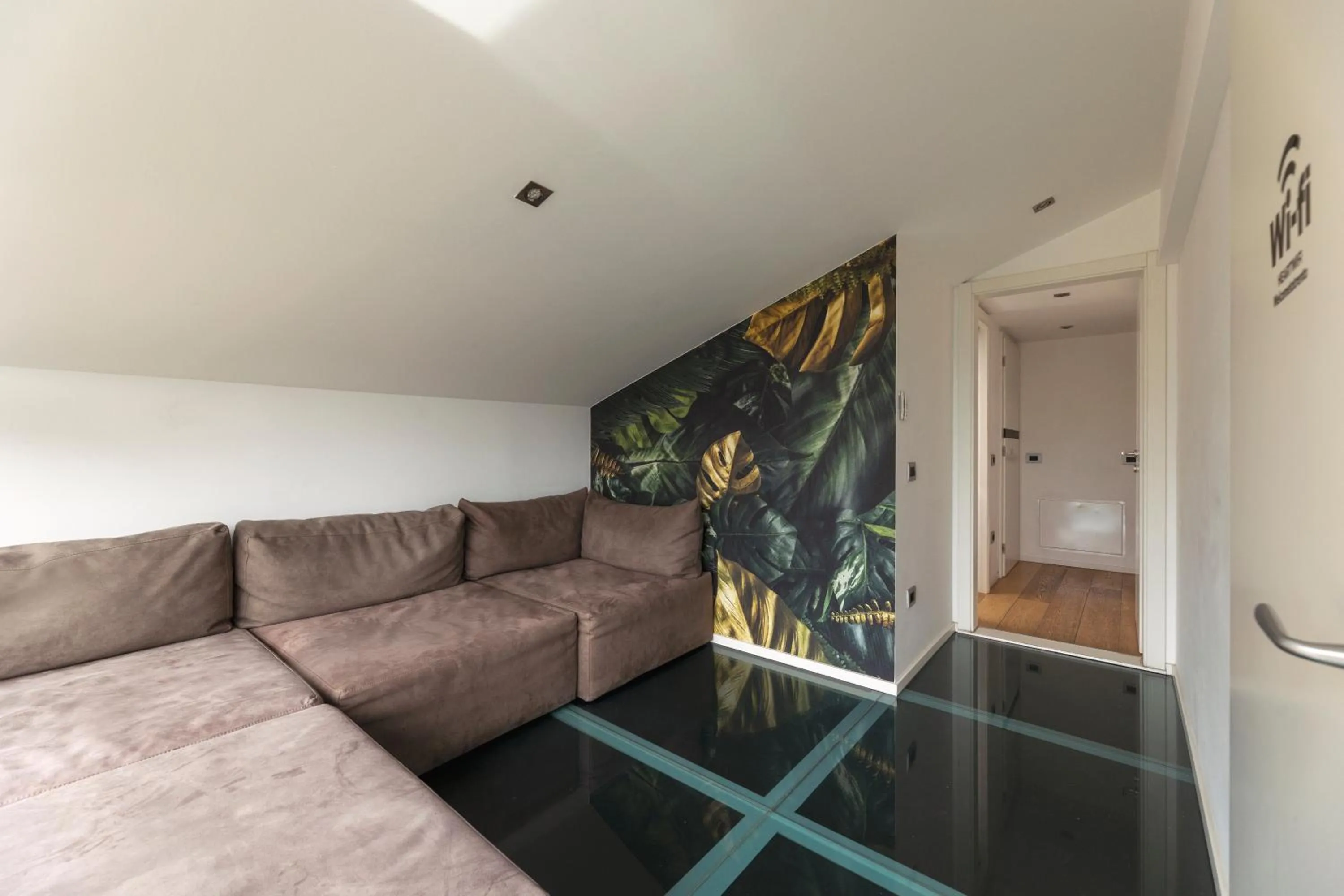 Living room in HEART OF TRENTO Loft & Rooms