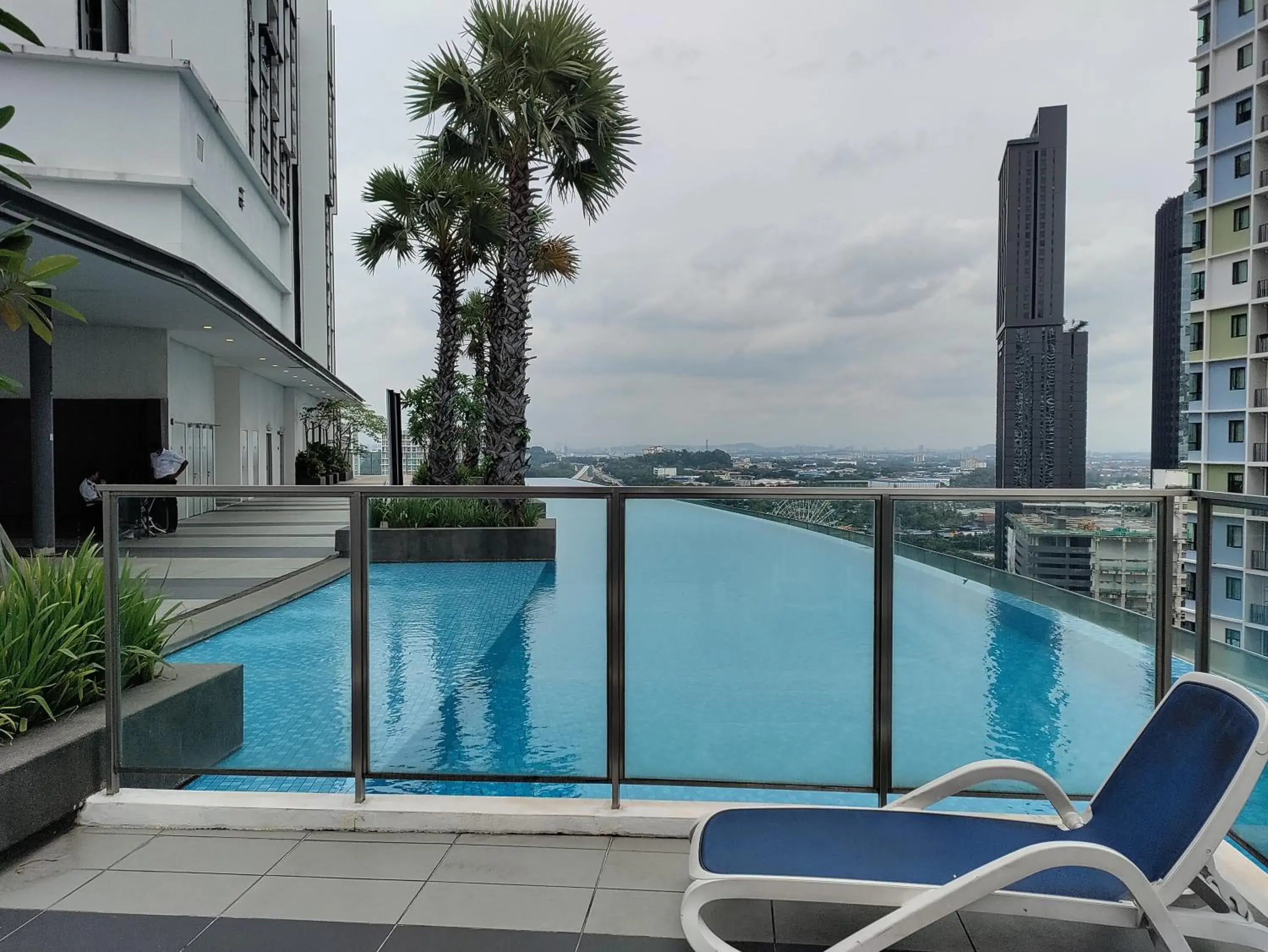 Pool view, Swimming Pool in Wadi Iman Guesthouse @ i-City