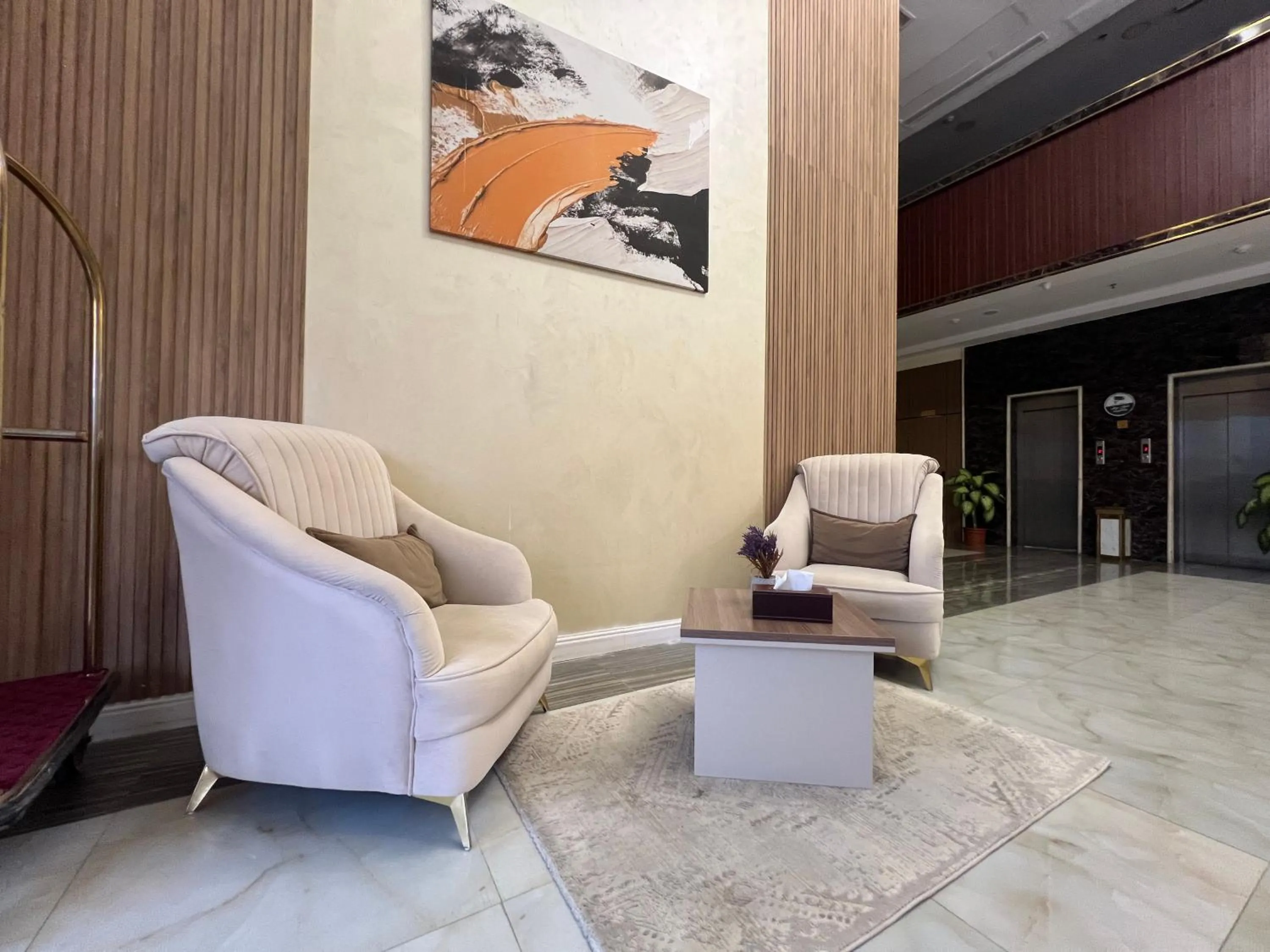Seating area in Rose Star Hotel