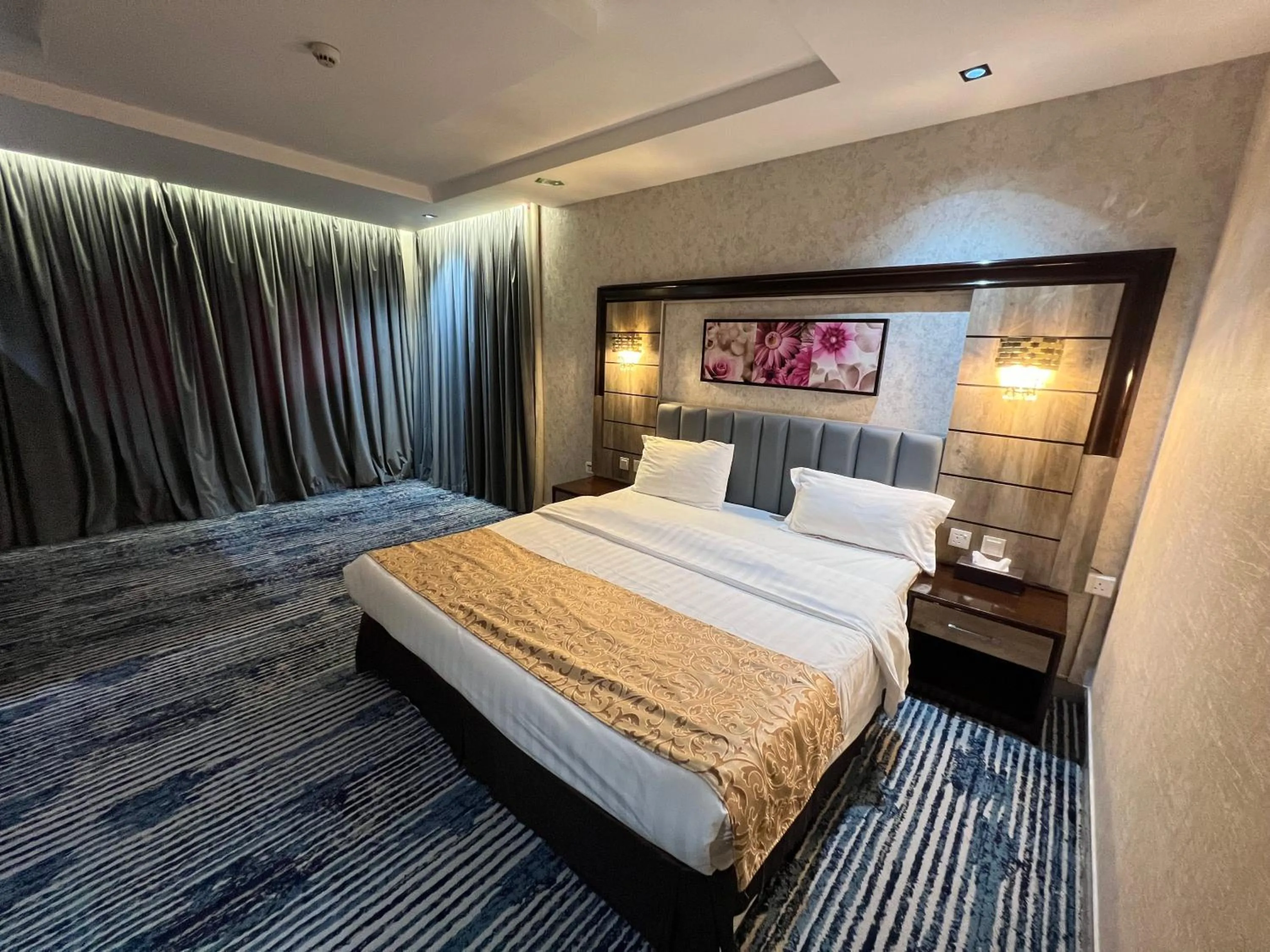 Bed in Rose Star Hotel