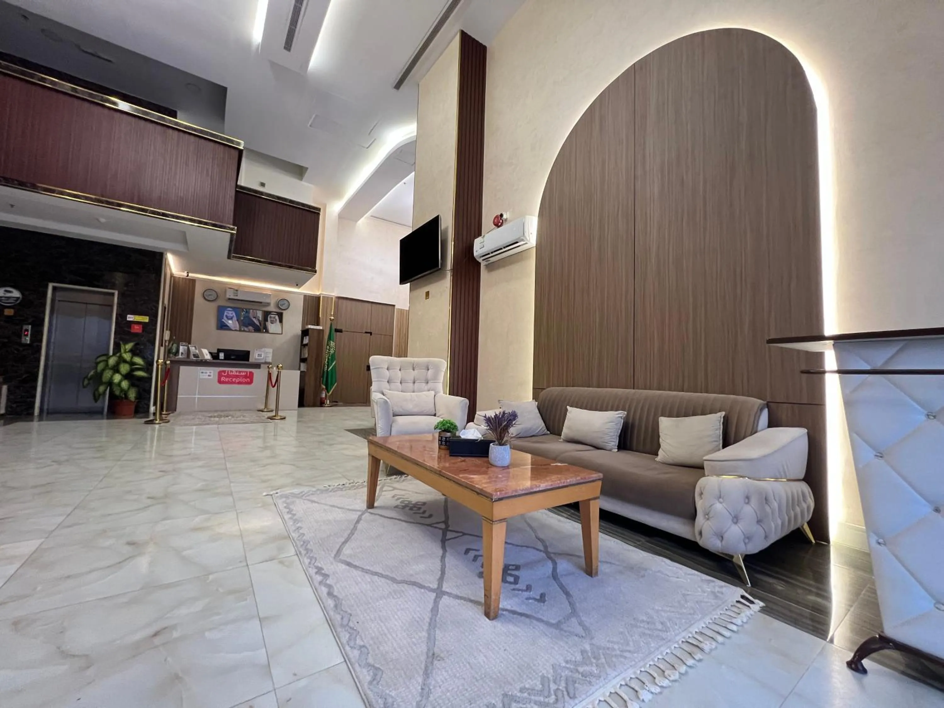 Seating area in Rose Star Hotel