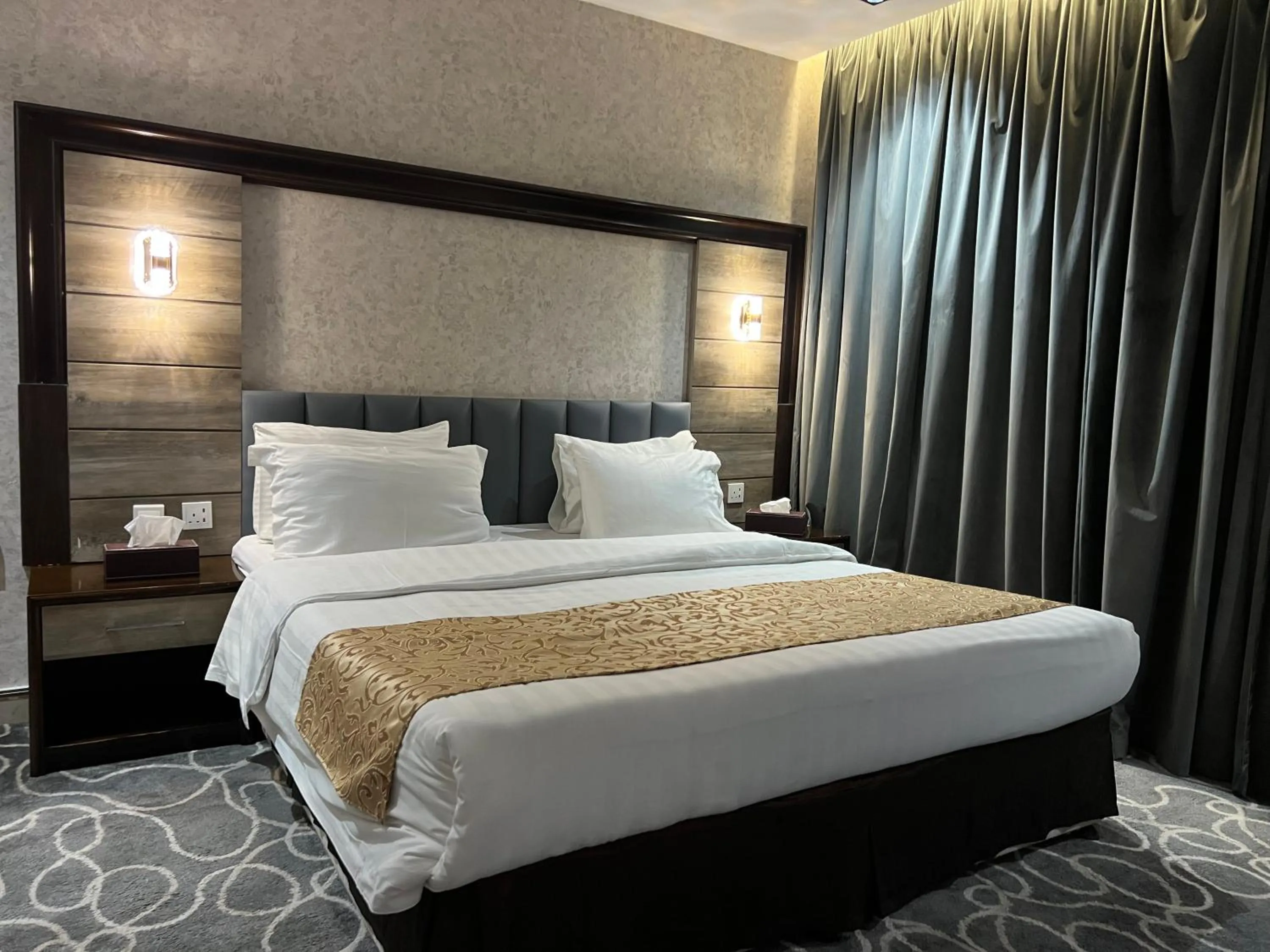 Bed in Rose Star Hotel