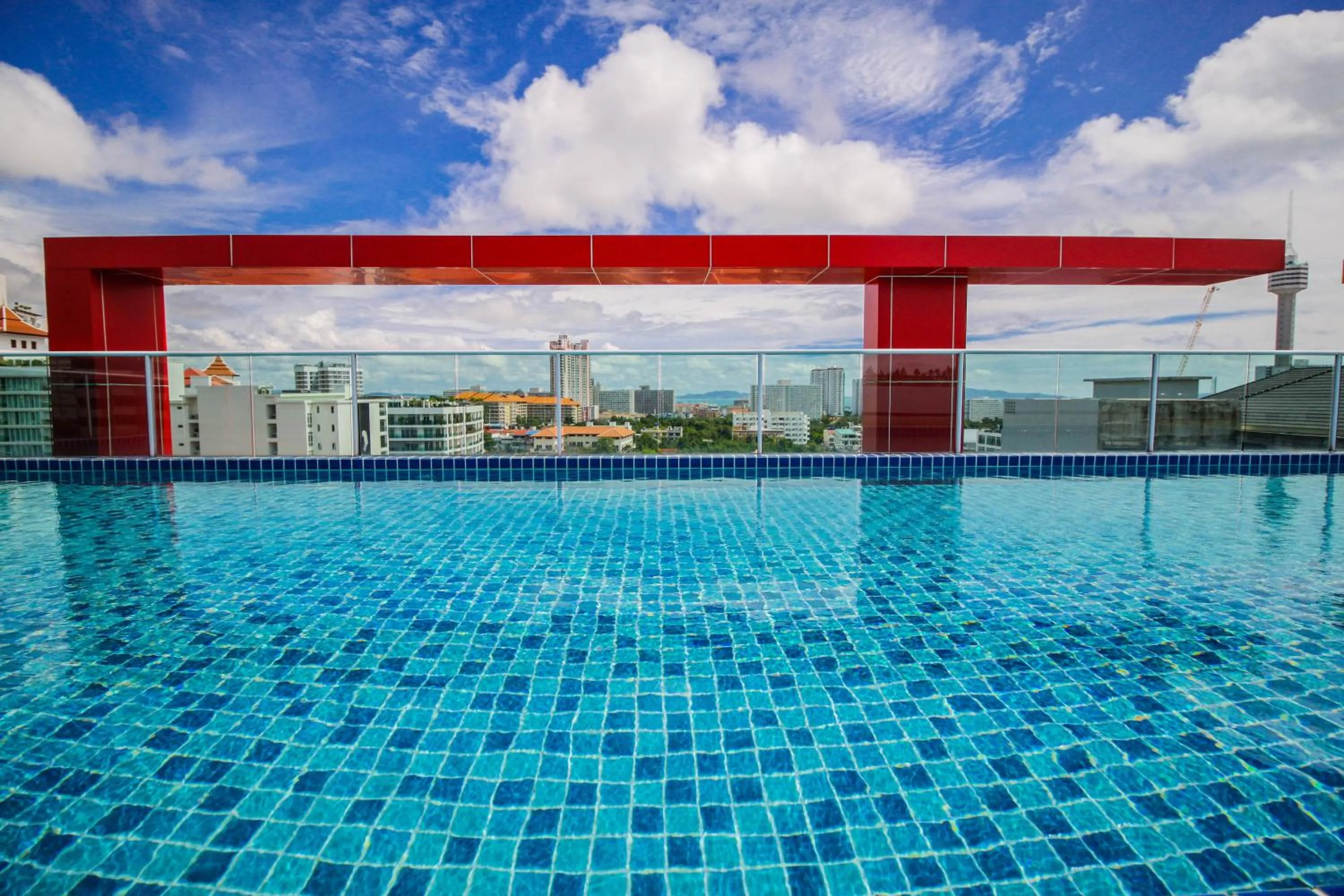 Swimming pool in Art On The Hill by Pattaya Sunny Rentals