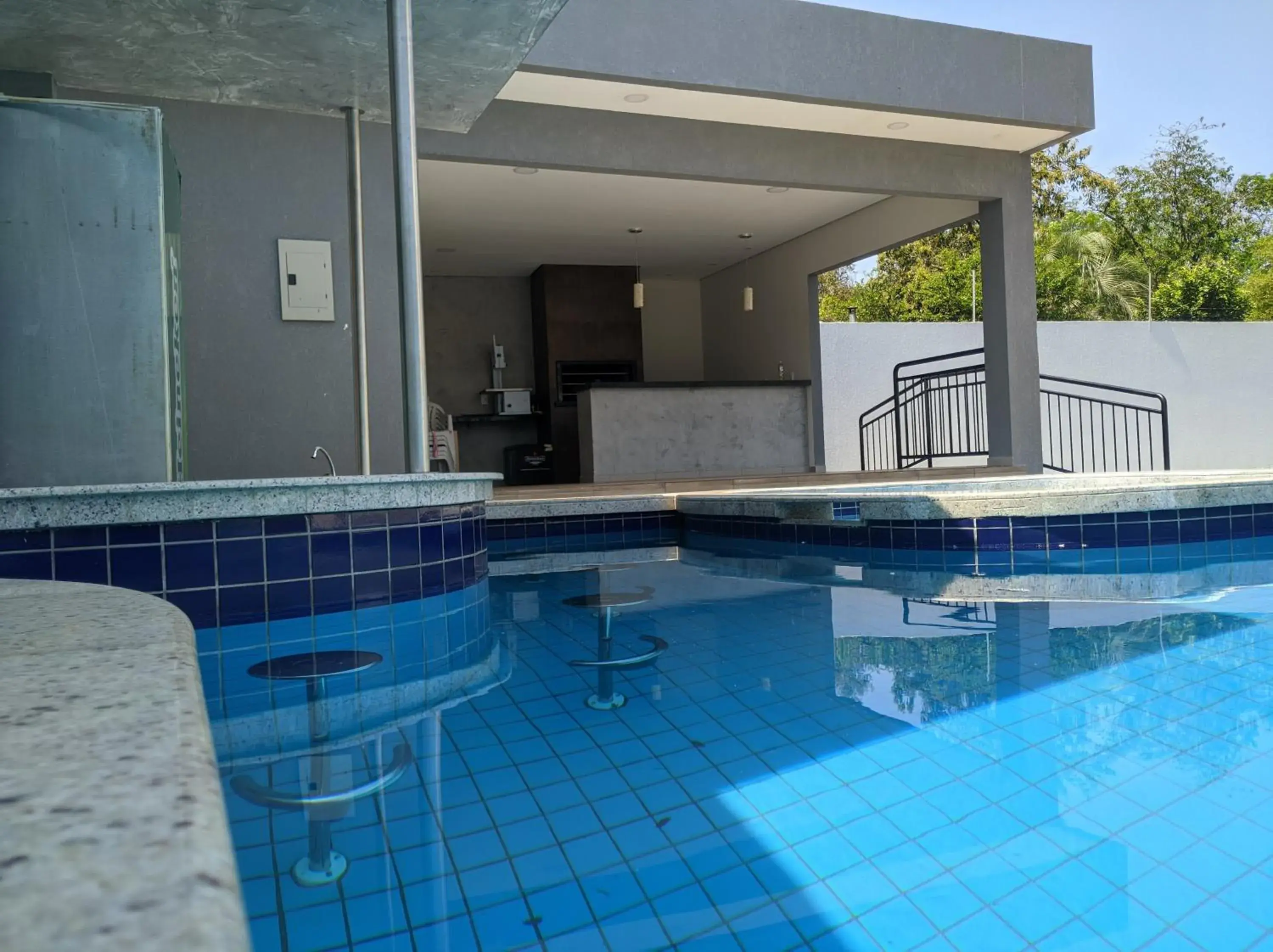 Pool view in Rede Andrade Biton Pool view in Rede Andrade Biton