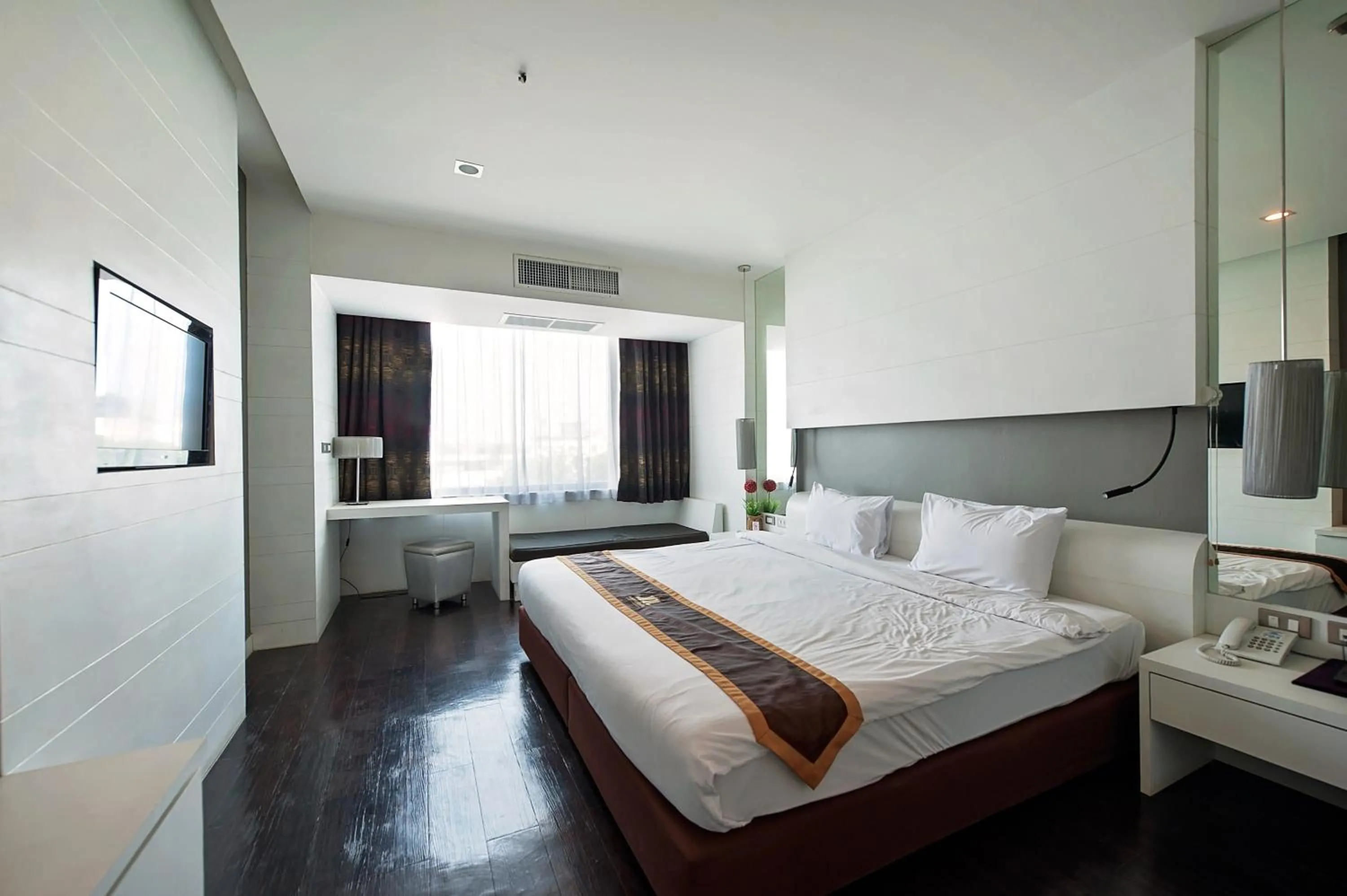 Bed in Khon Kaen Hotel