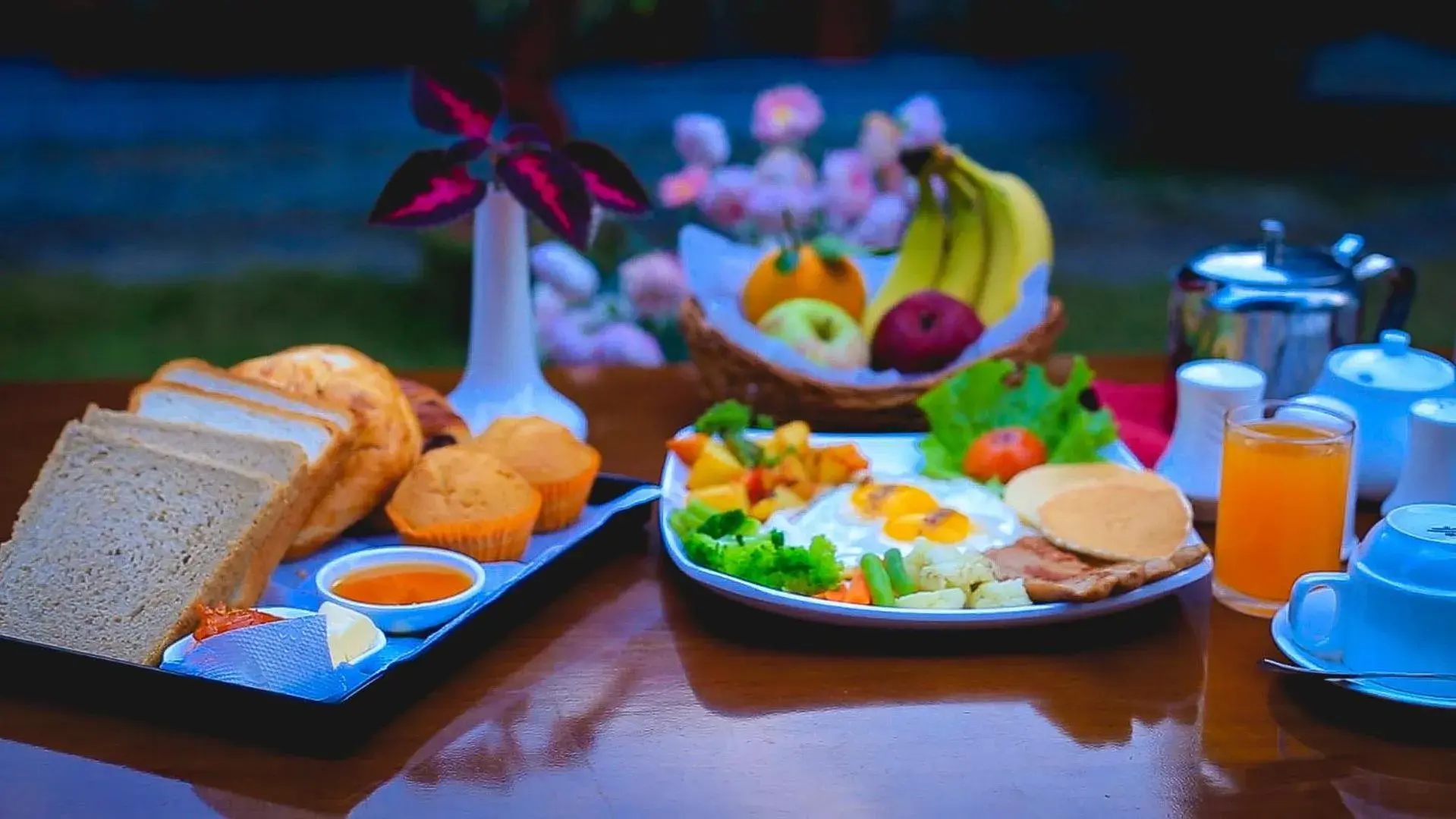 Breakfast in Hotel Utsab Himalaya Breakfast in Hotel Utsab Himalaya