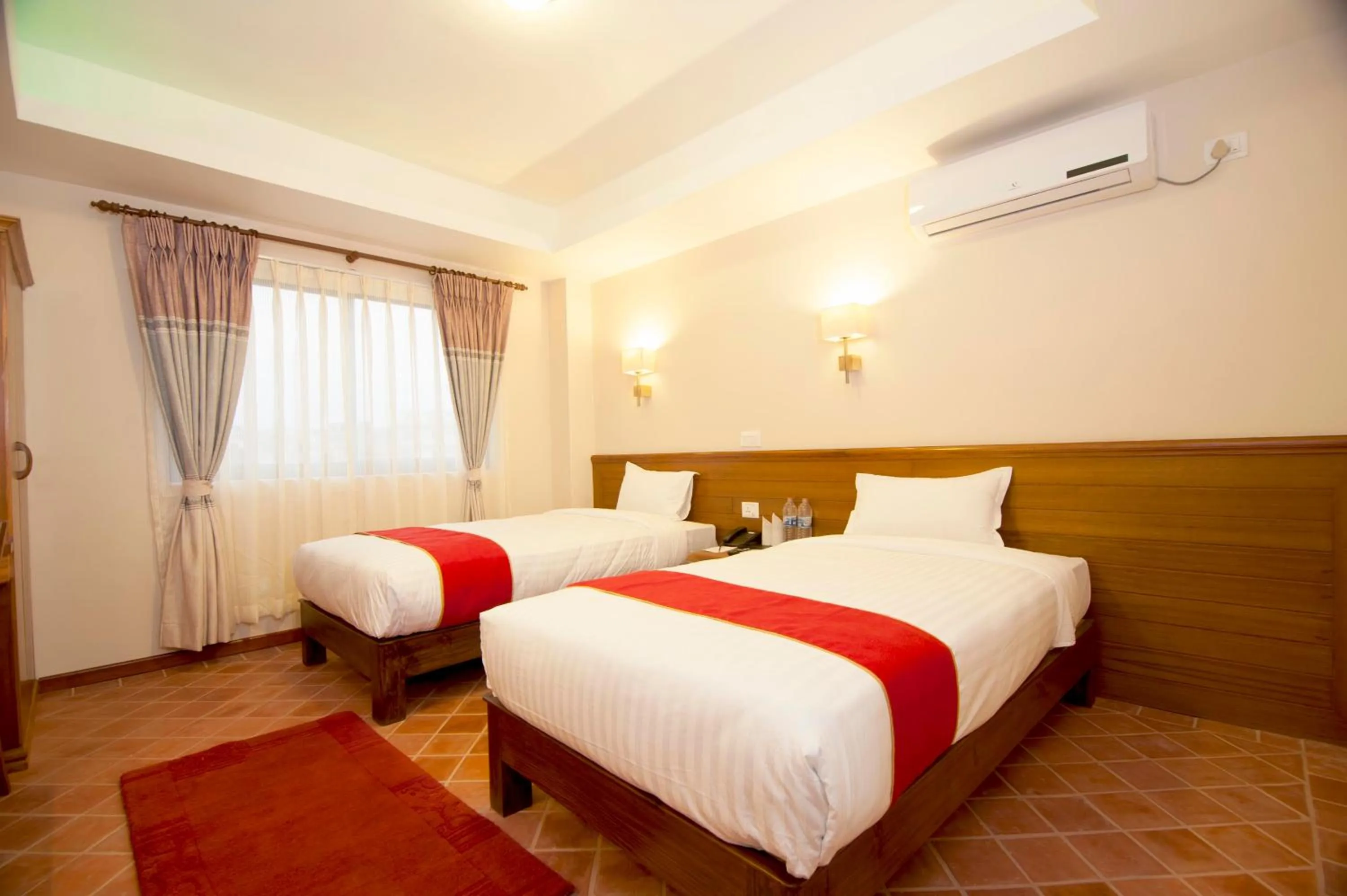 Bed in Hotel Utsab Himalaya