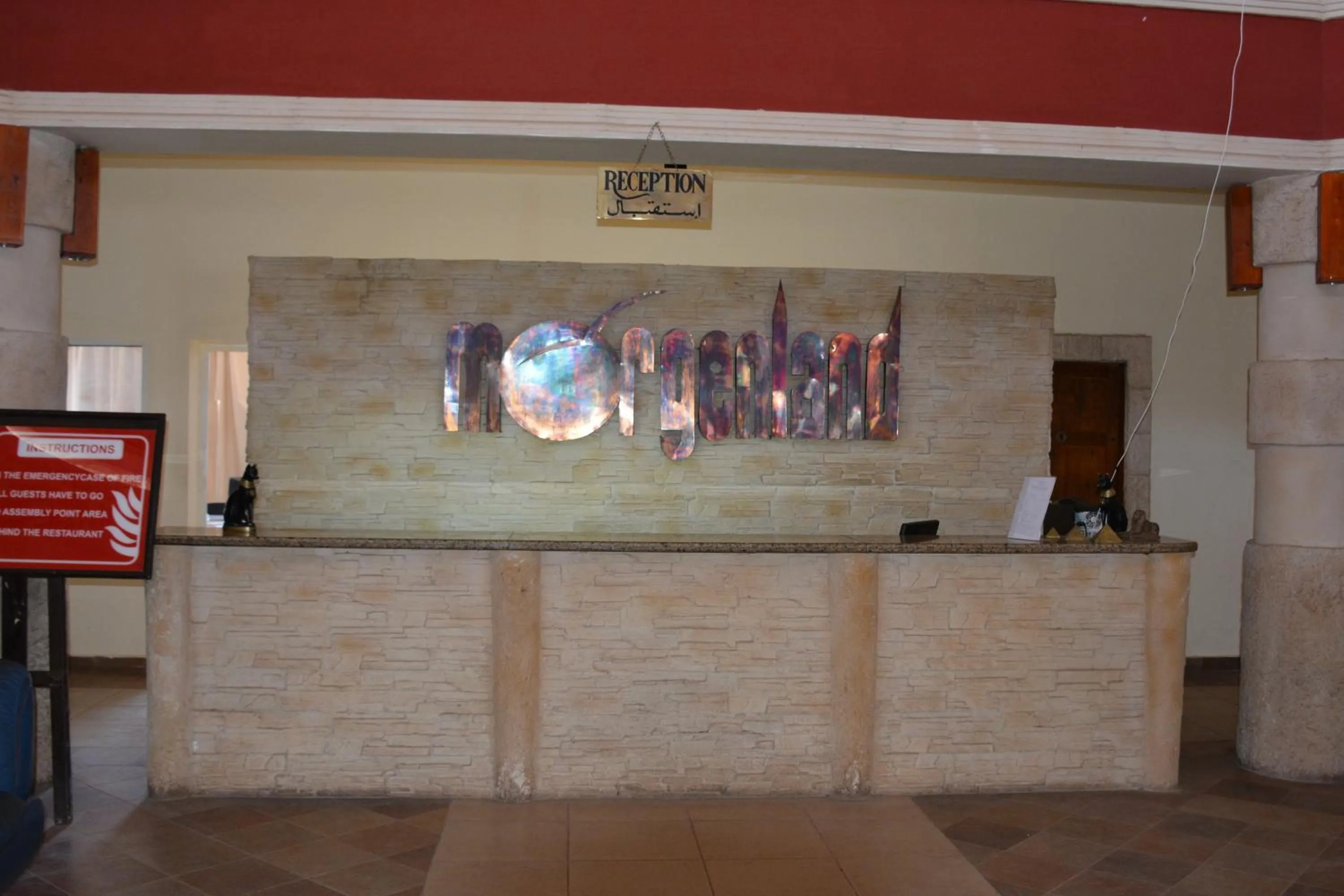 Lobby or reception in Morgenland Holly Village