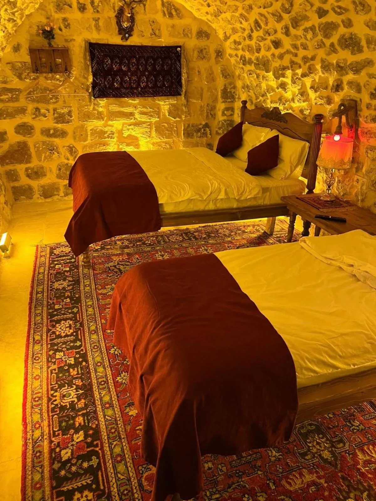 Bed in Kasr-ı Han Konağı Otel