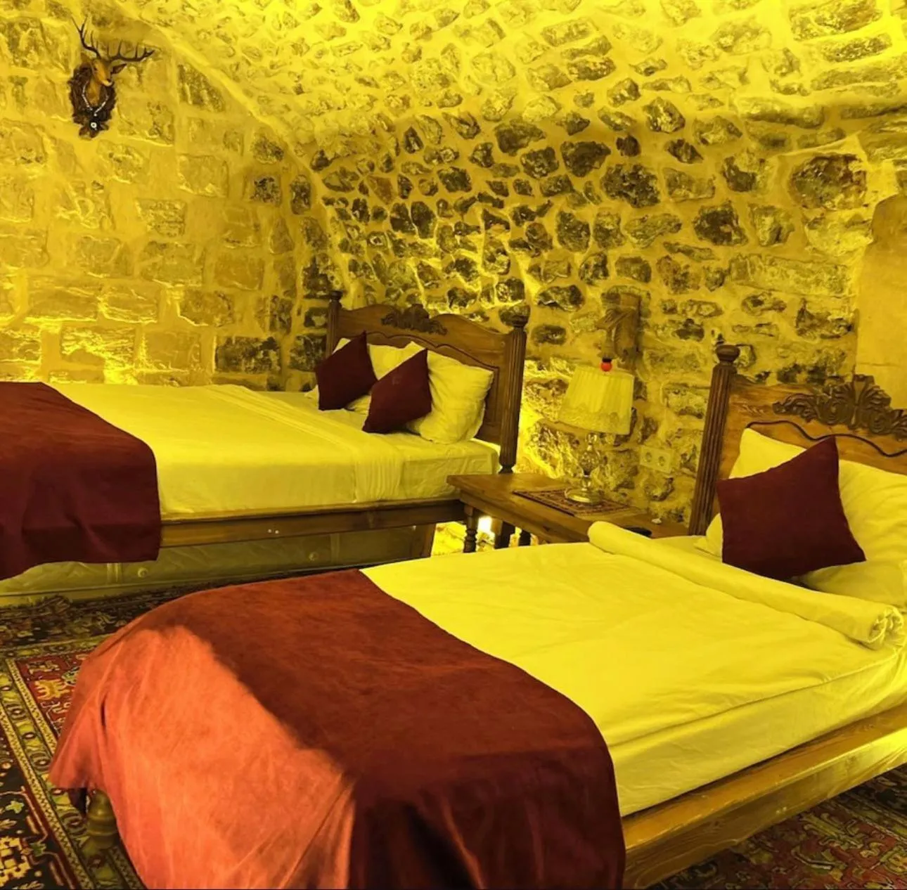 Bed in Kasr-ı Han Konağı Otel