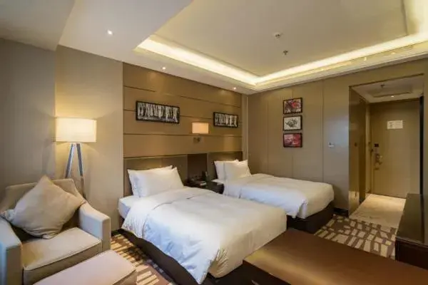 Bed in Meilun Hotel, Tianjin Binhai Development Zone Bed in Meilun Hotel, Tianjin Binhai Development Zone