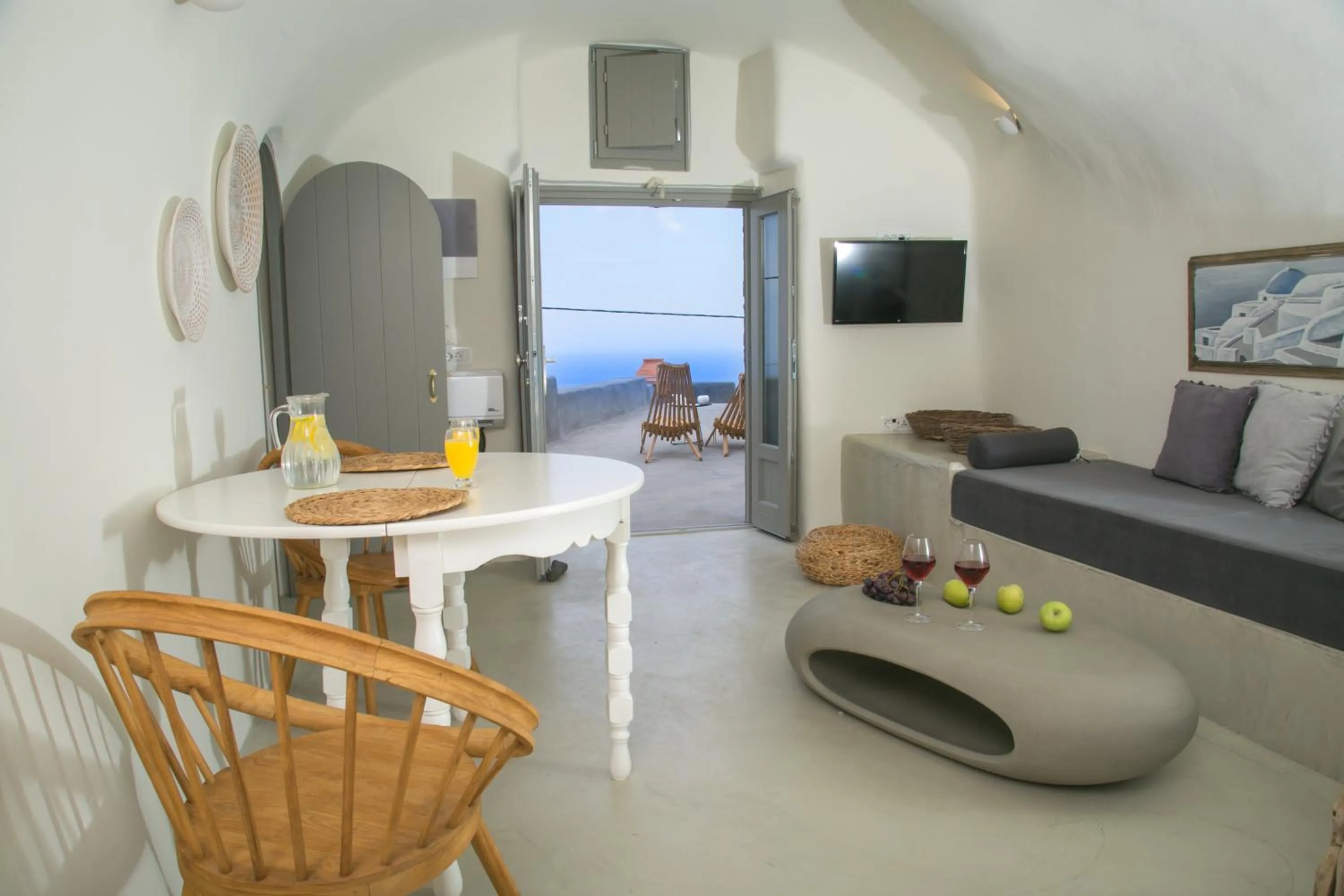 Sea view in Santorini Villas