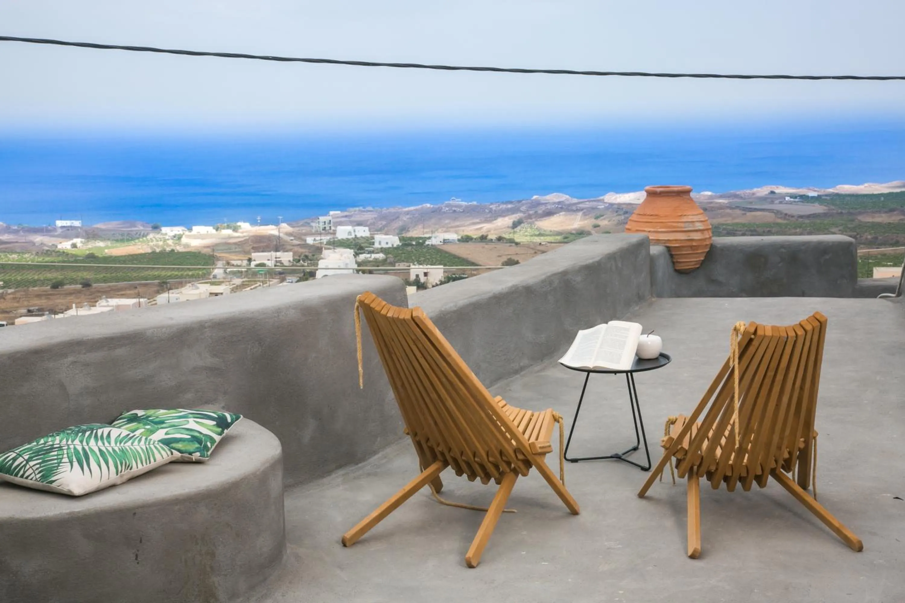 Sea view in Santorini Villas