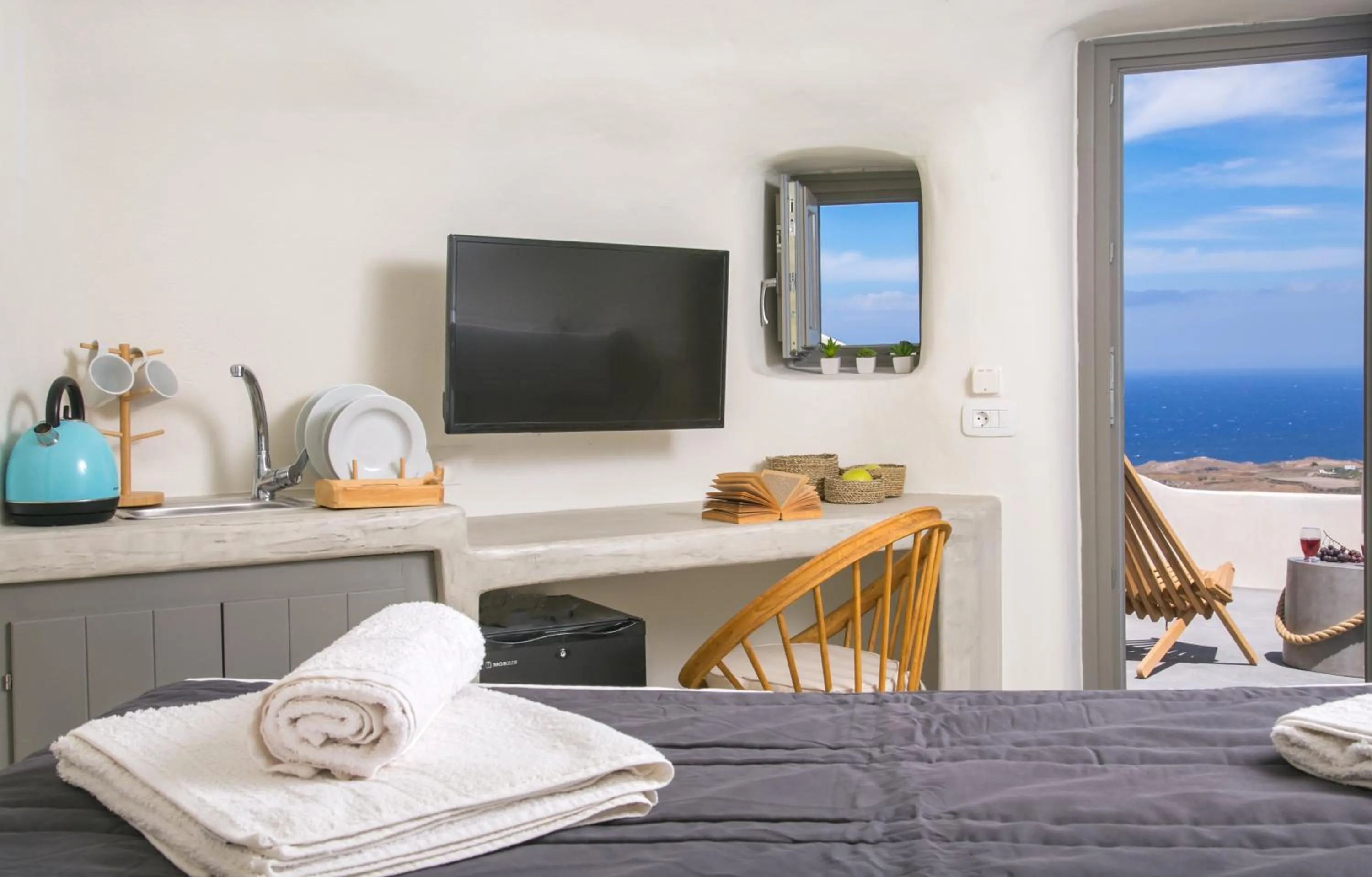 Sea view in Santorini Villas