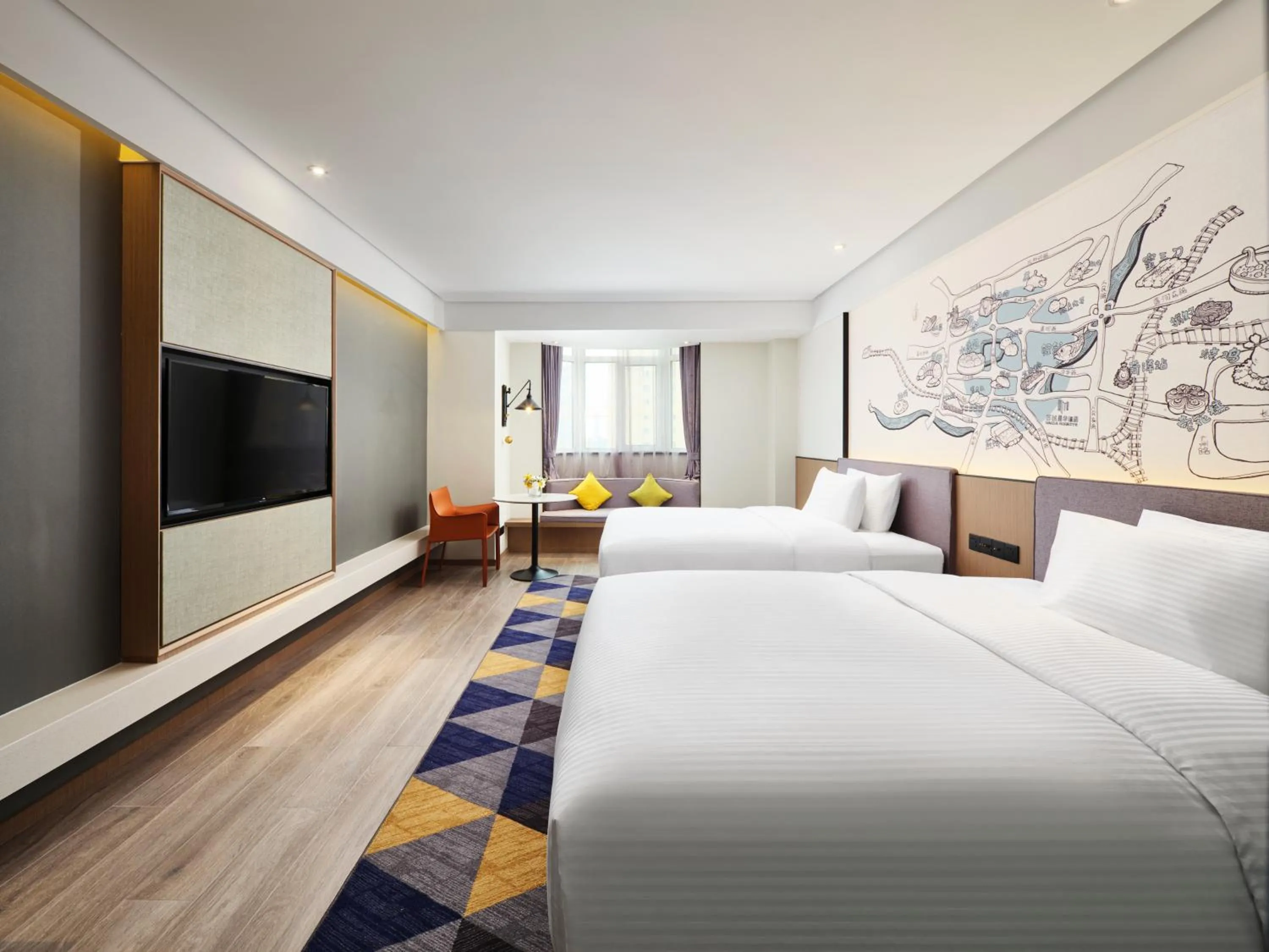 TV and multimedia, Bed in Wanda Moments Heze
