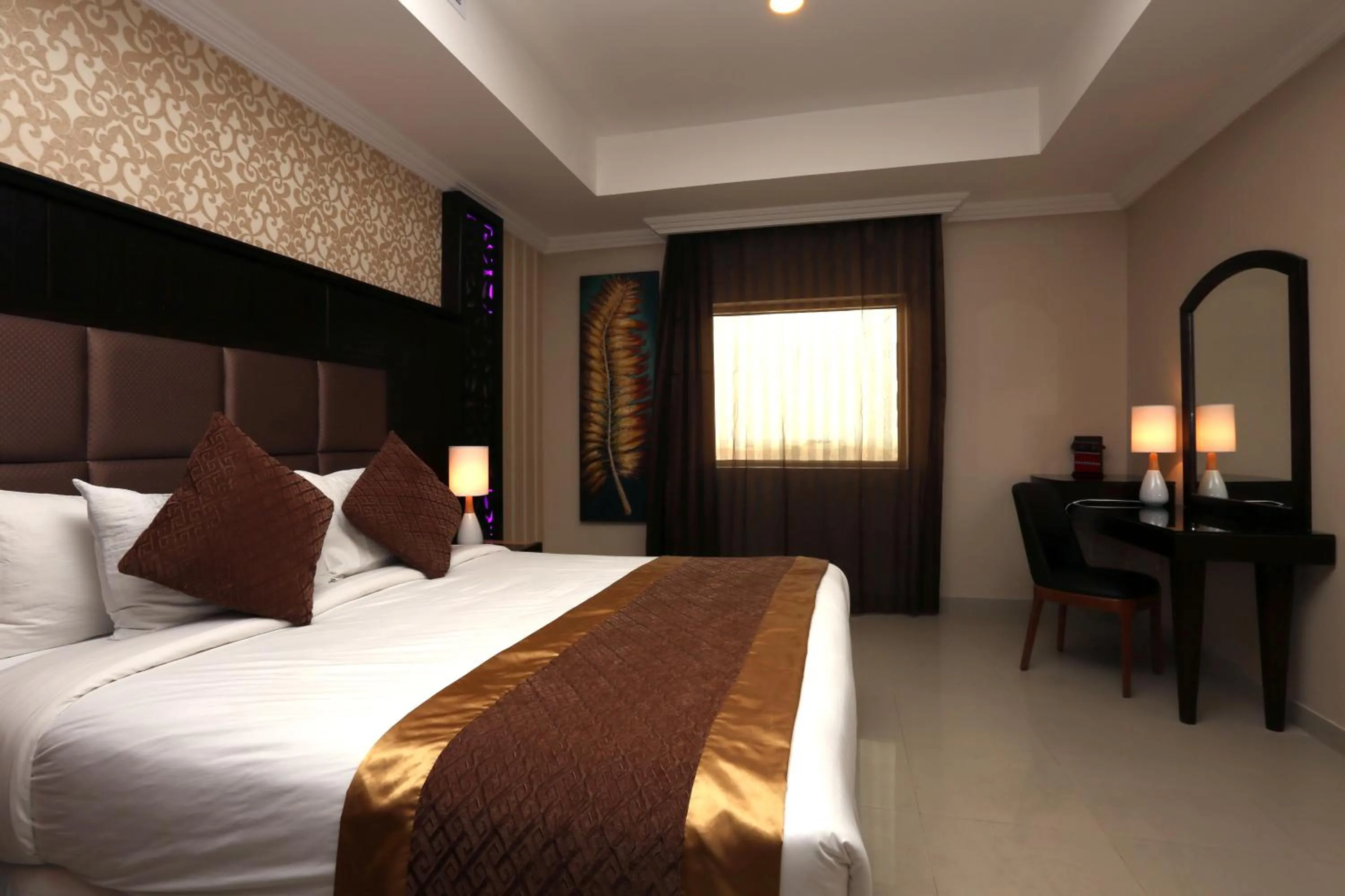 Bed in Park Jizan Hotel