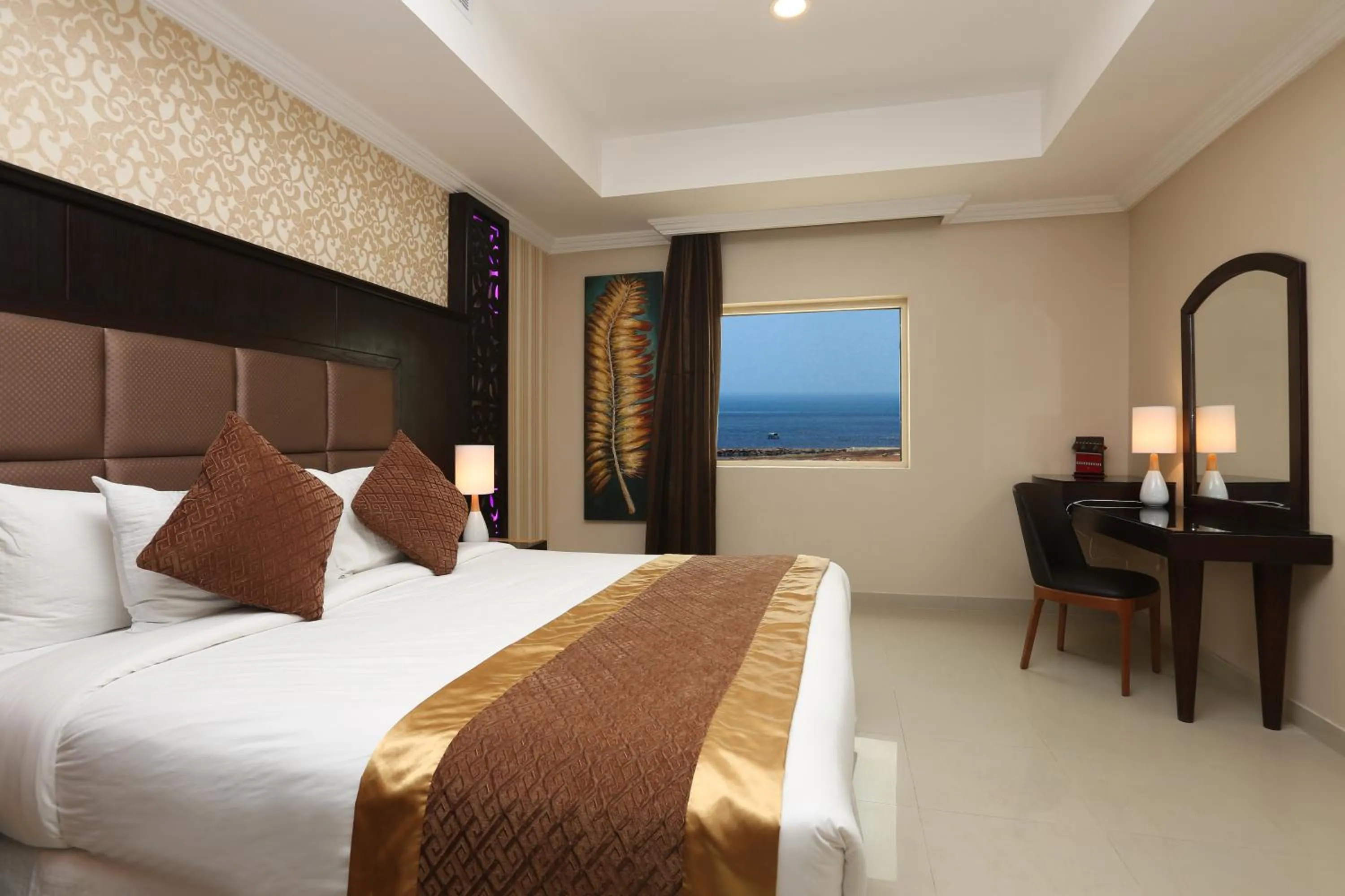 Bed in Park Jizan Hotel