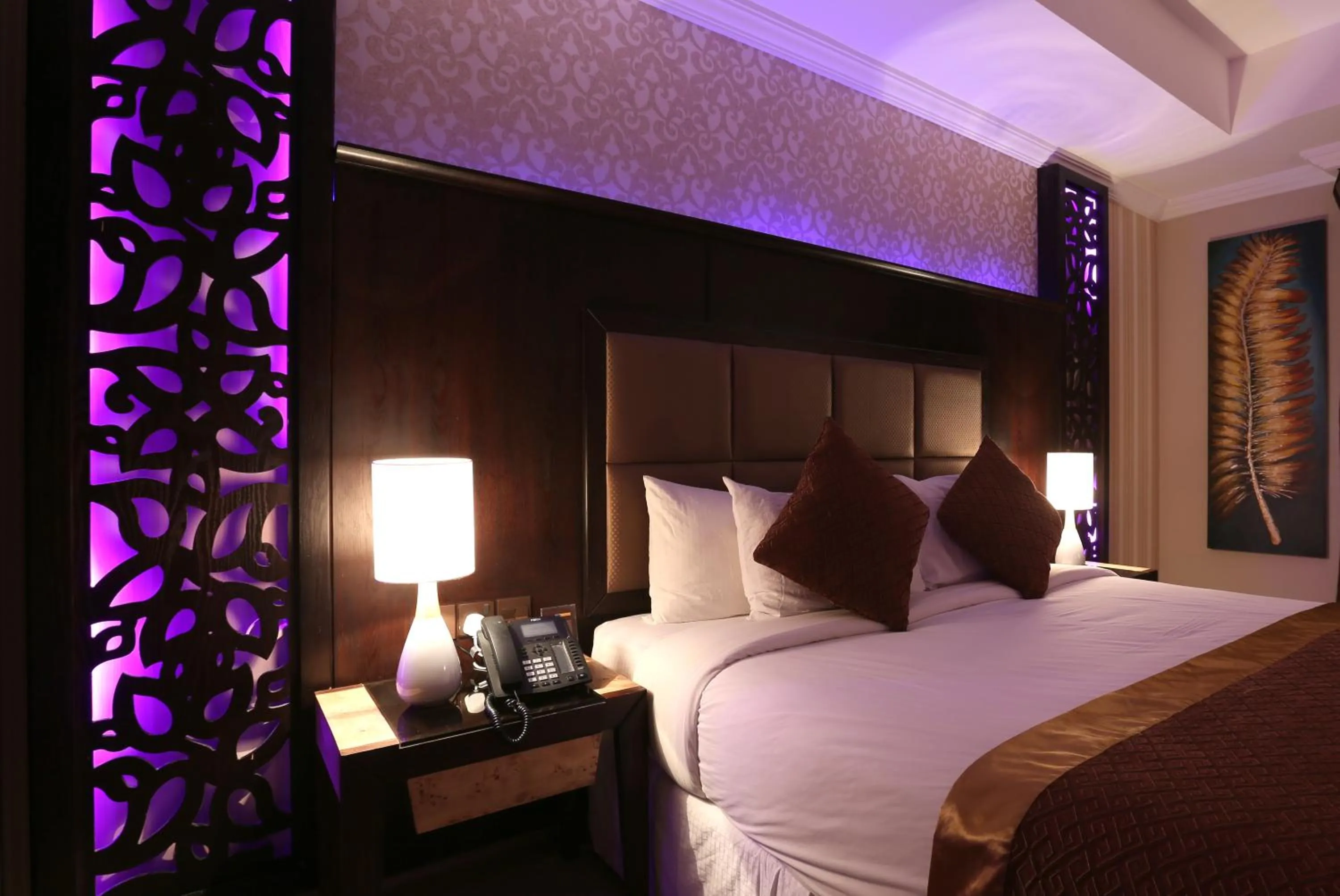 Bed in Park Jizan Hotel