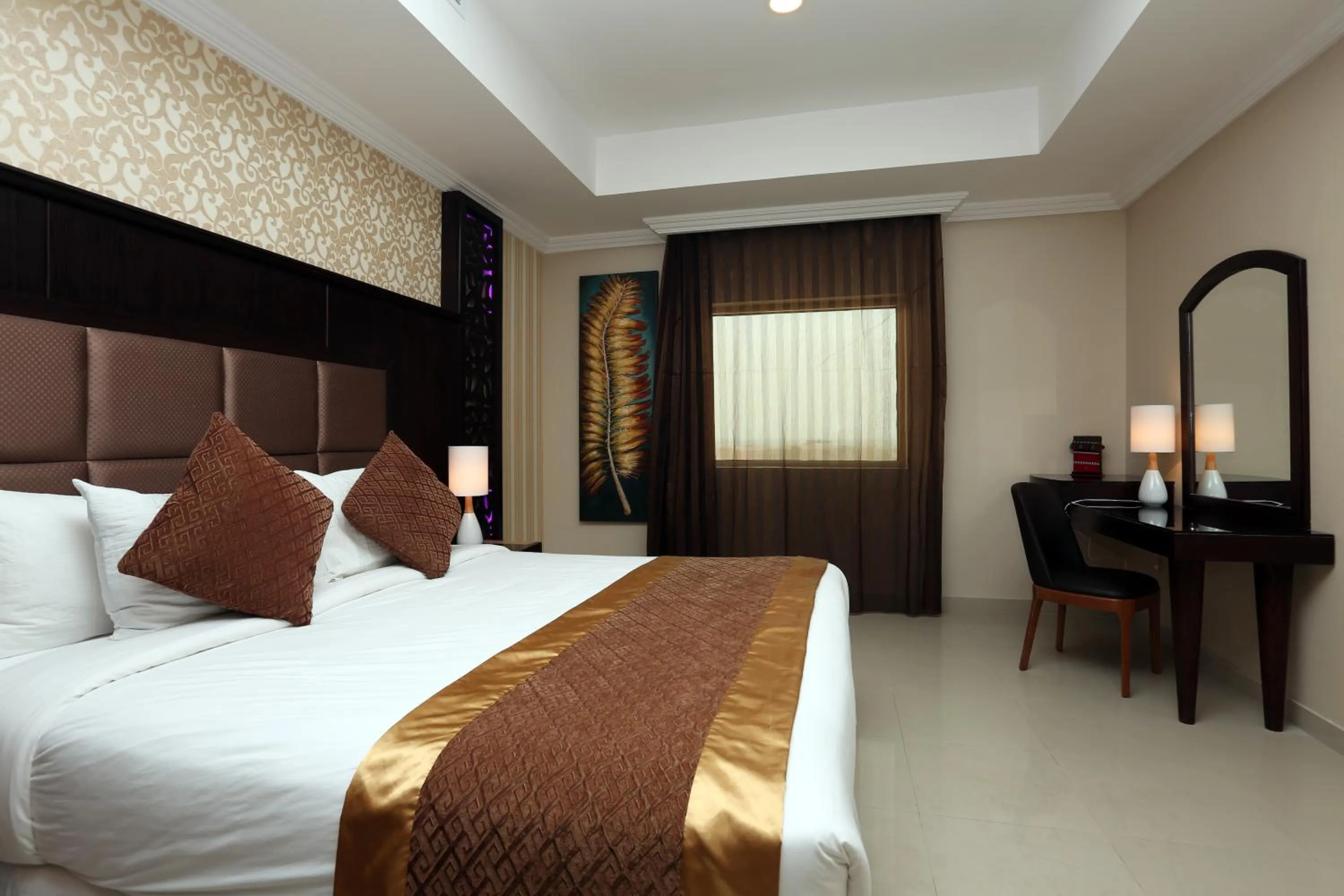 Bed in Park Jizan Hotel