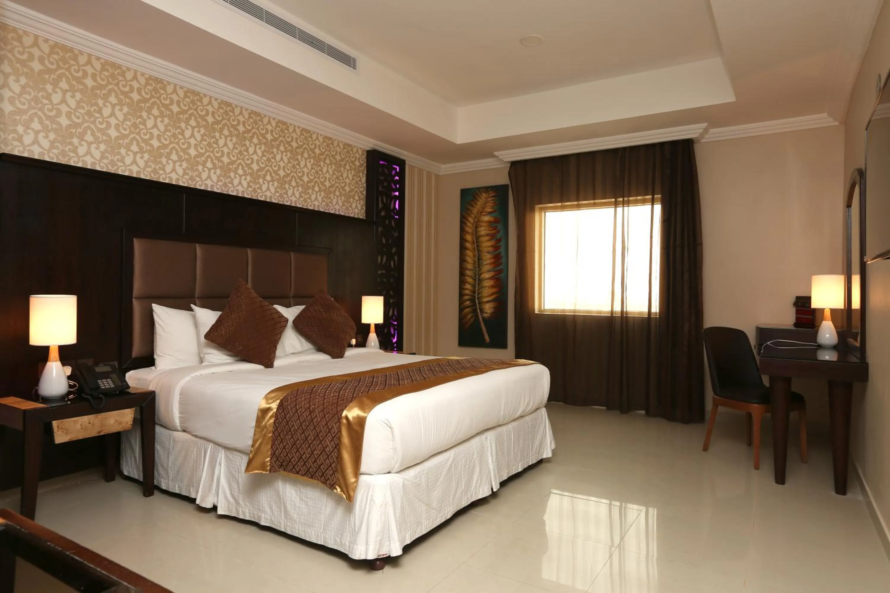 Bed in Park Jizan Hotel