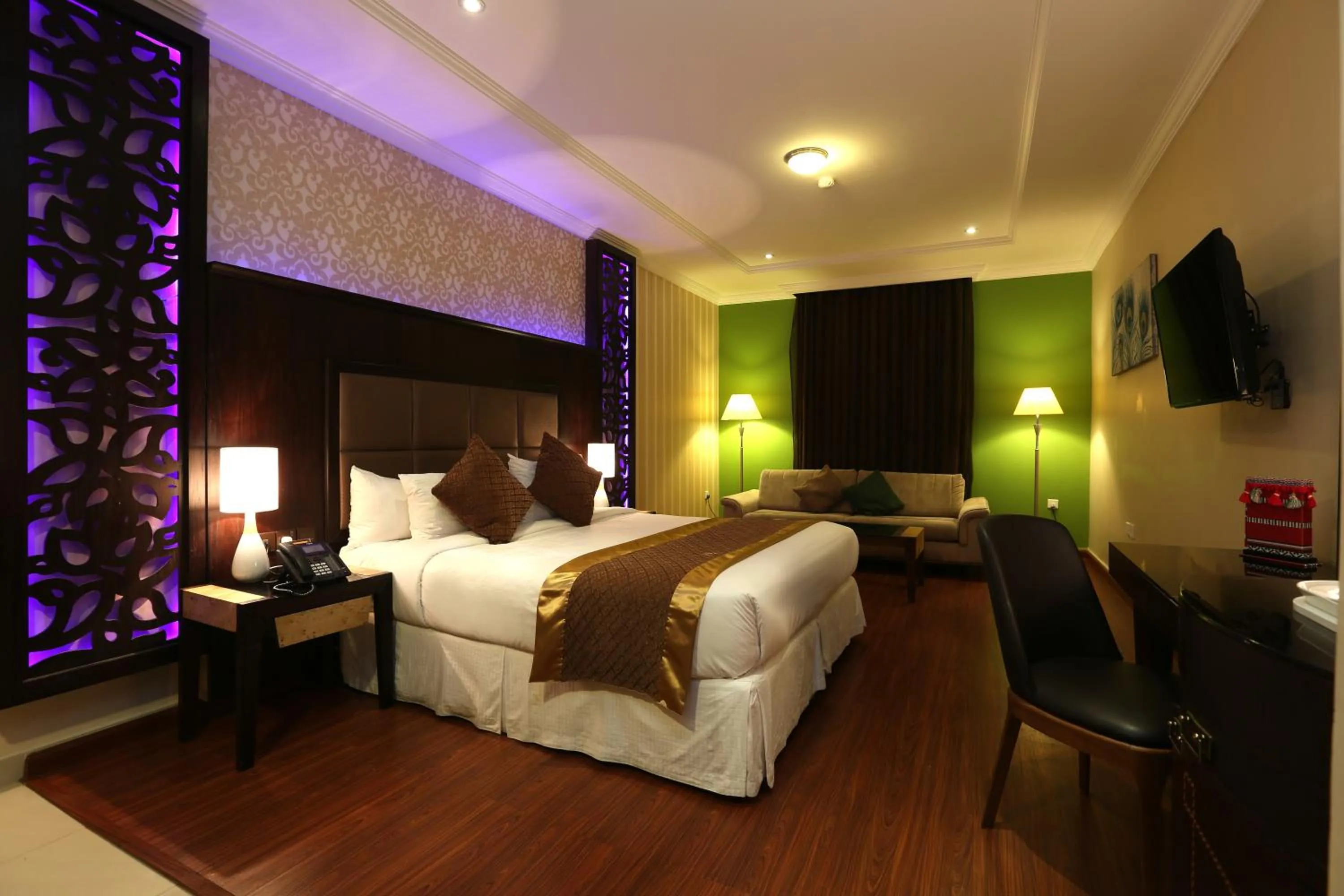 Bed in Park Jizan Hotel