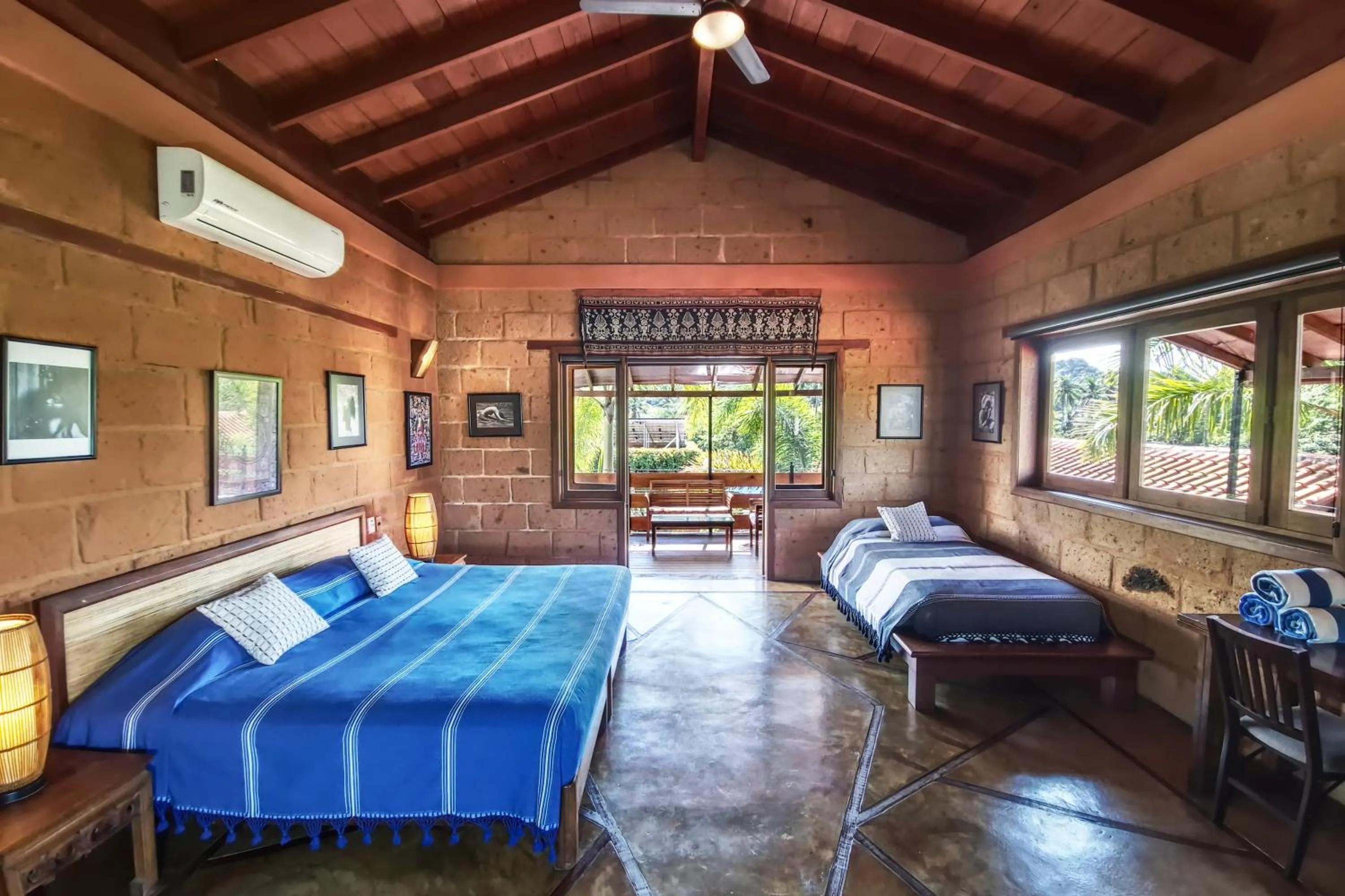 Bed in Hotel Casa San Pancho