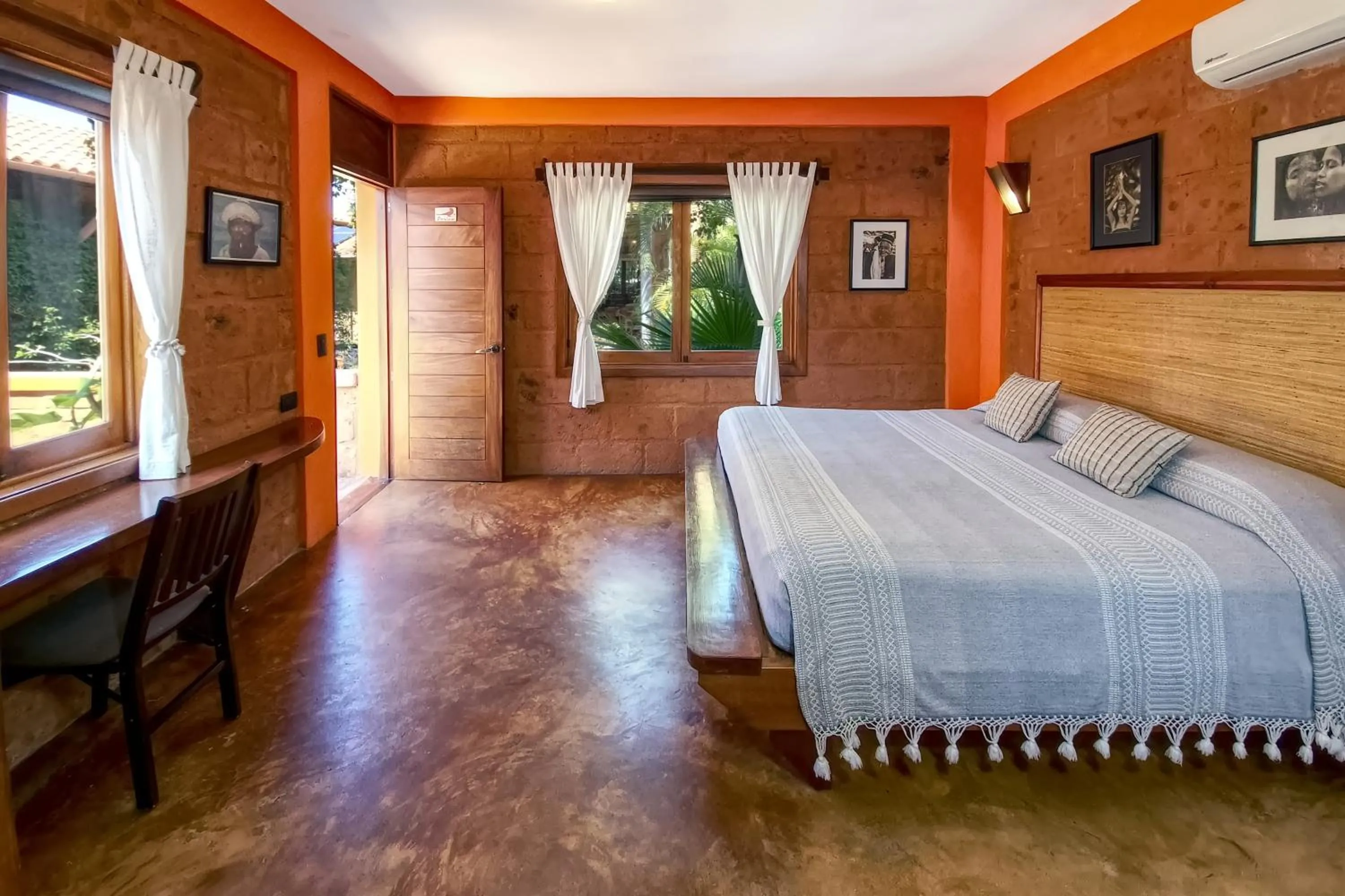 Bed in Hotel Casa San Pancho