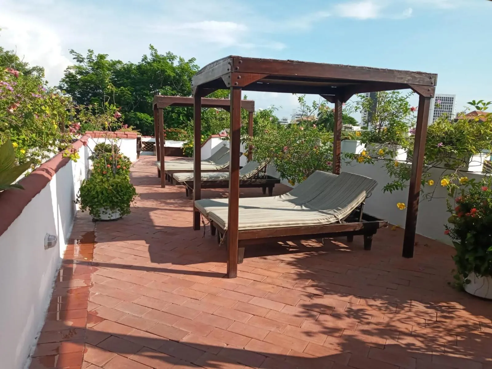 Patio in Casa Pizarro Hotel Boutique