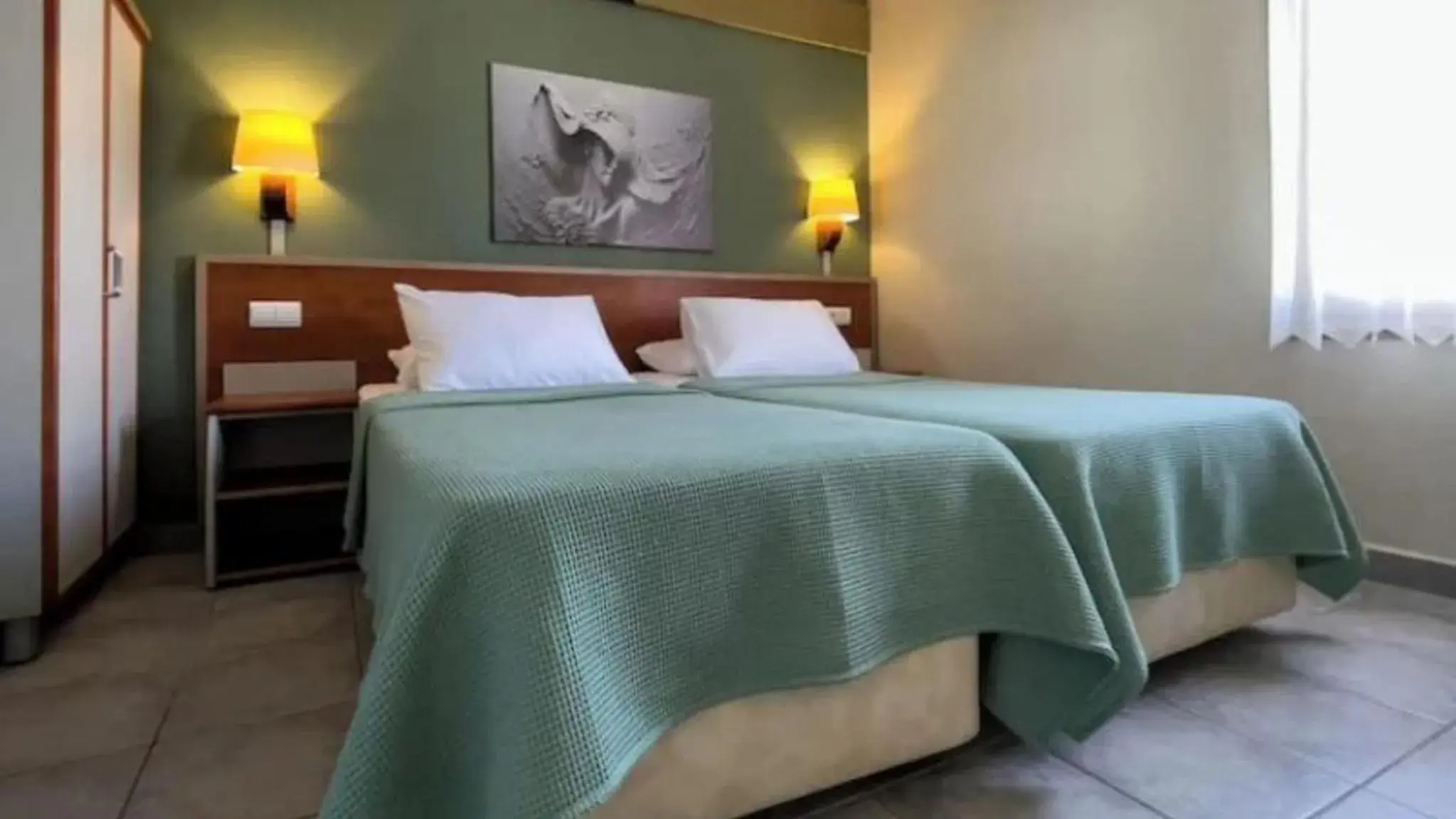 Bed in Green Mar Hotel Bed in Green Mar Hotel