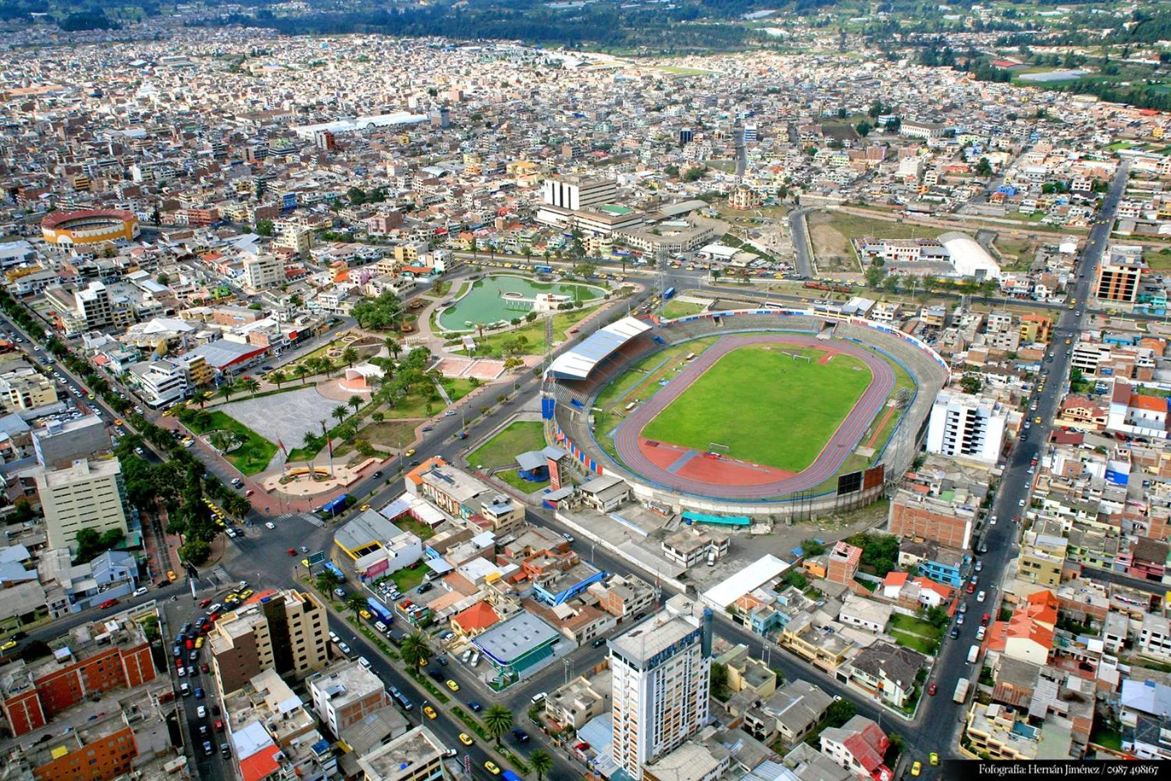 Bird's eye view in Hotel Zeus