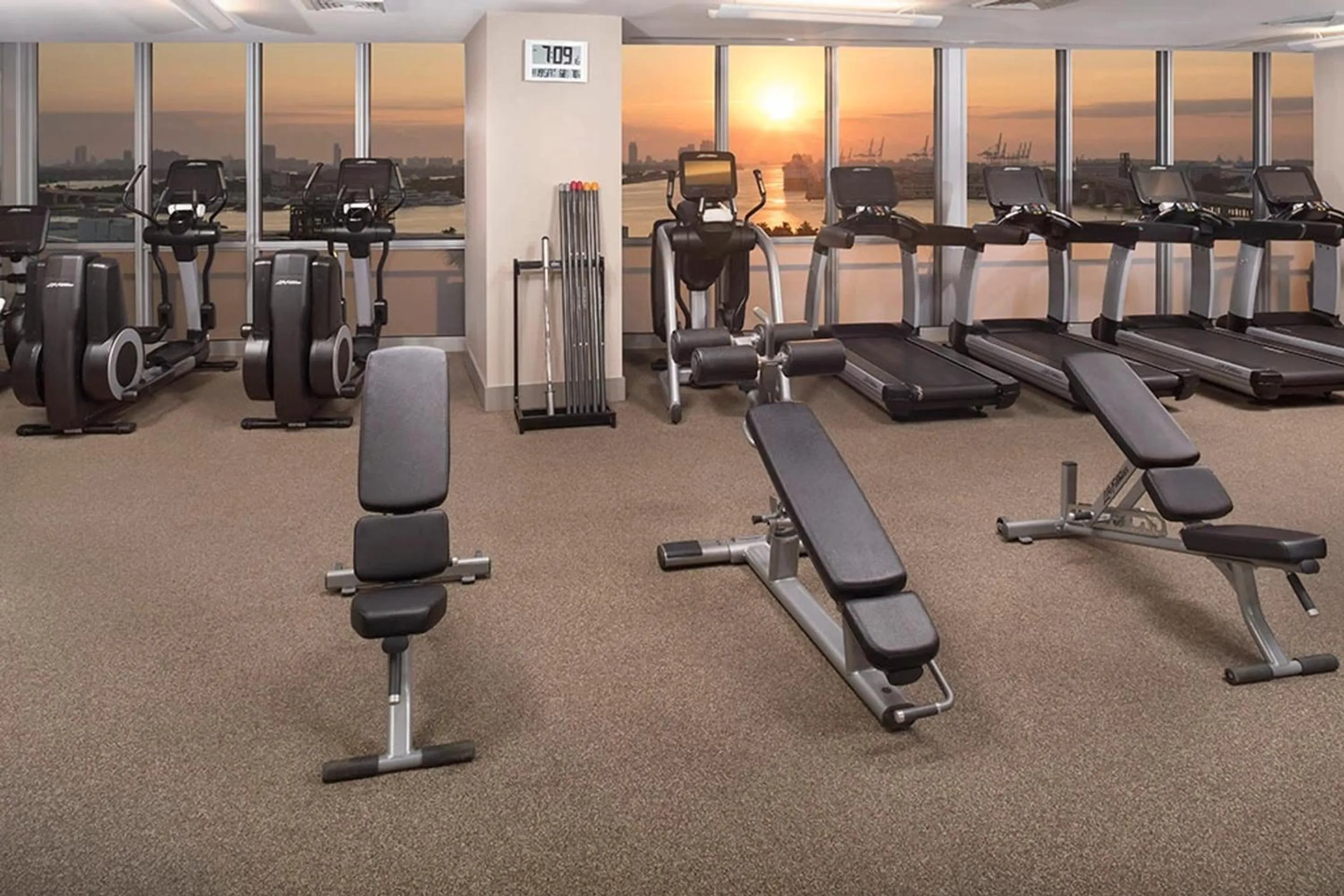 Fitness centre/facilities in The Grayson Hotel Miami Downtown