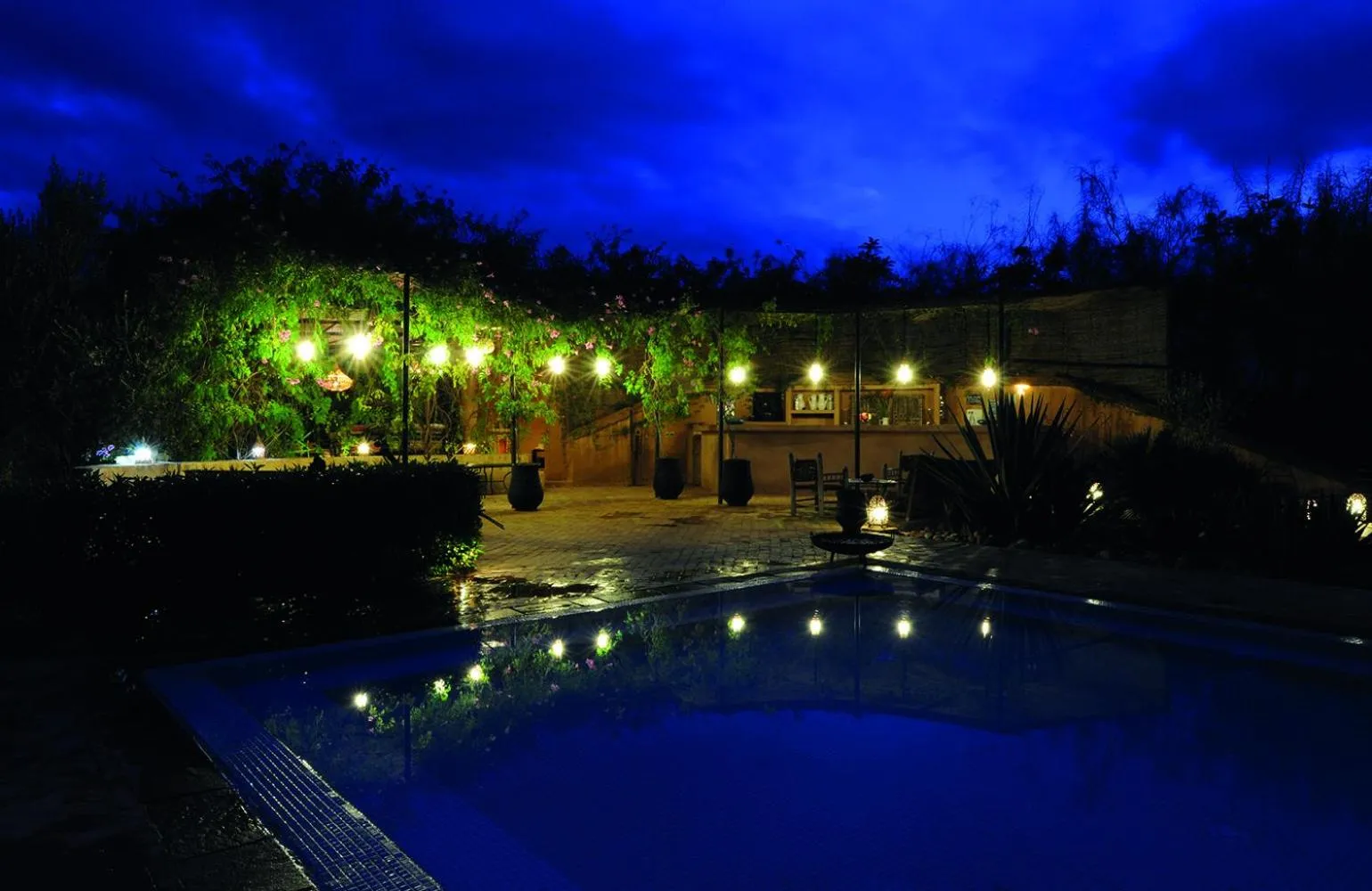 Pool view in Fawakay Villas