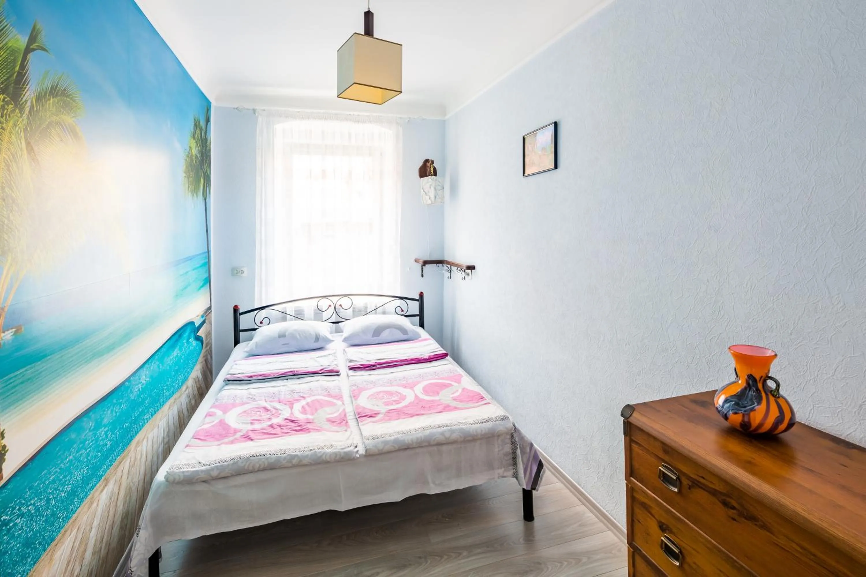 Bedroom, Bed in Apartment Krakivska 15