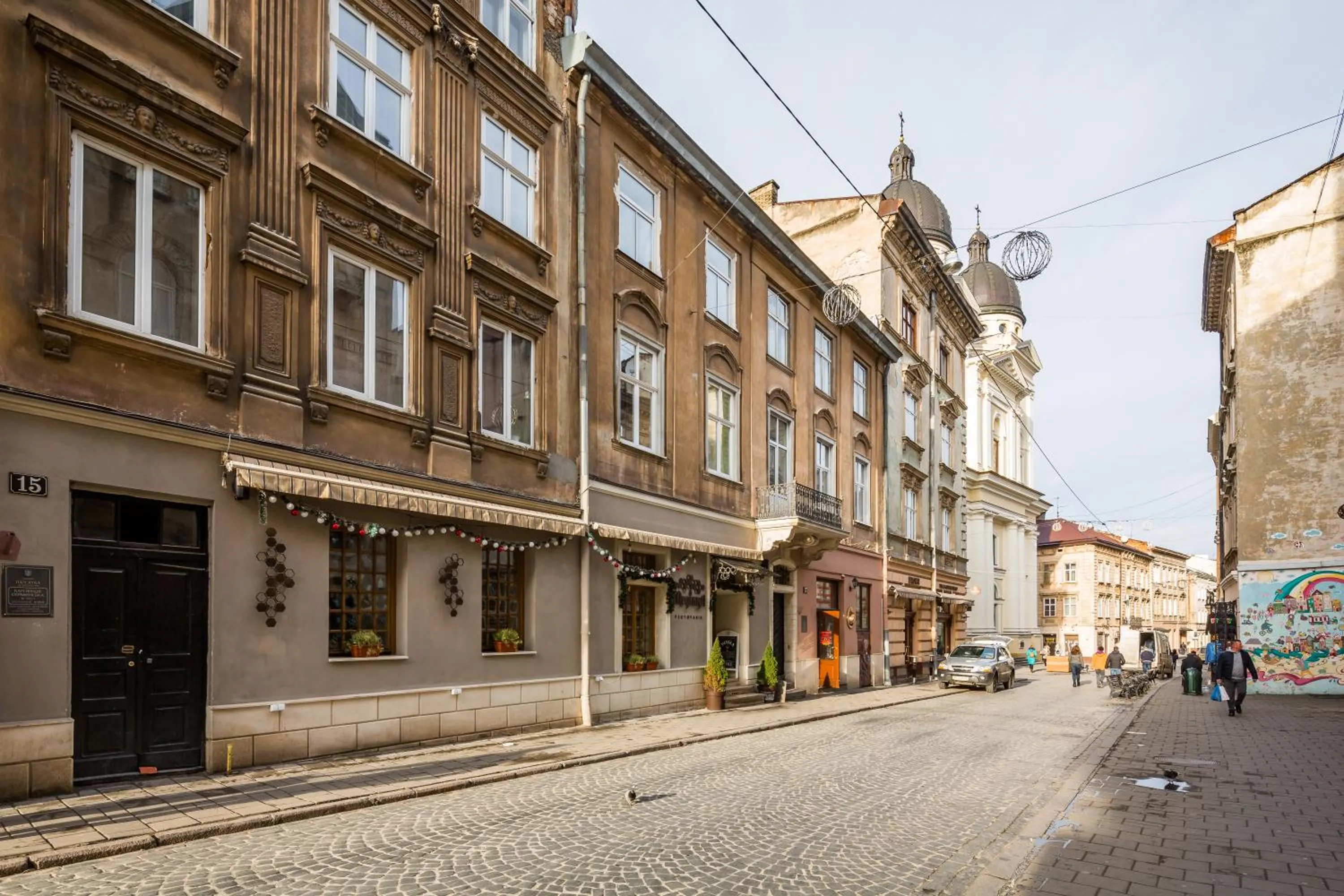 Street view in Apartment Krakivska 15