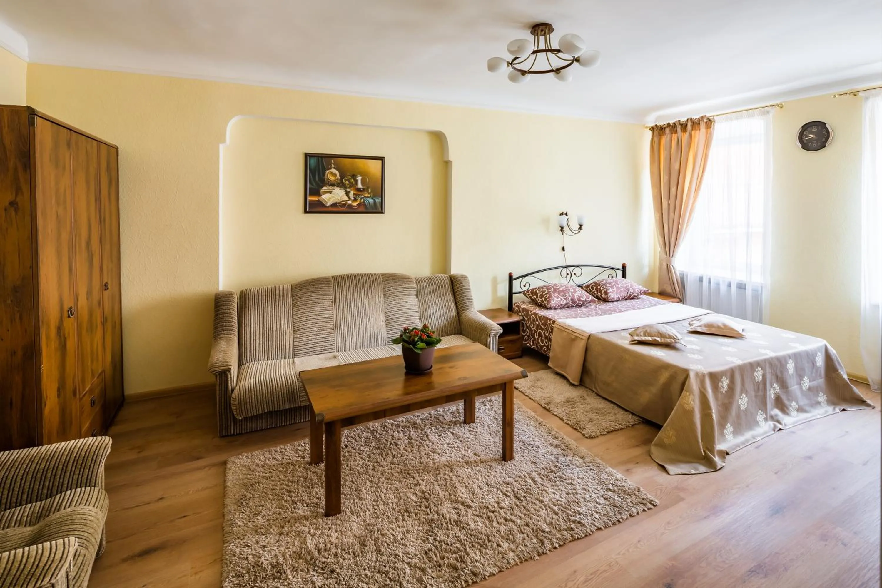 Photo of the whole room, Bed in Apartment Krakivska 15
