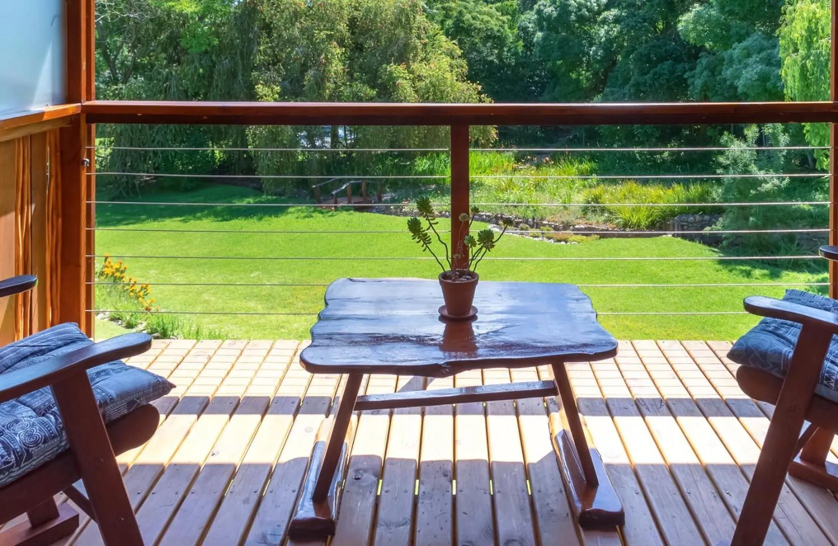 Balcony/Terrace in Pumula Lodge 4 Star Guesthouse Knysna