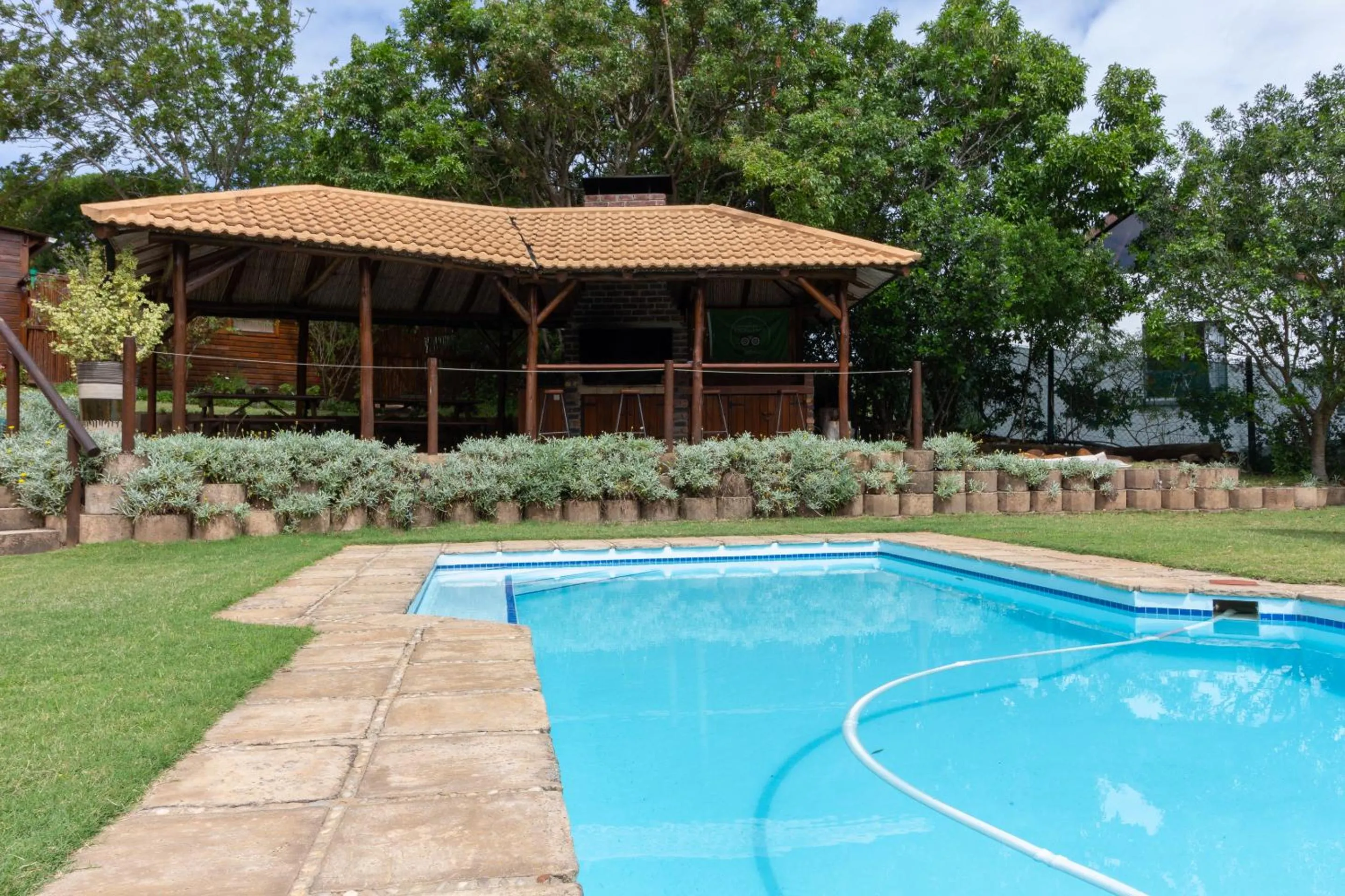 Swimming pool in Pumula Lodge 4 Star Guesthouse Knysna